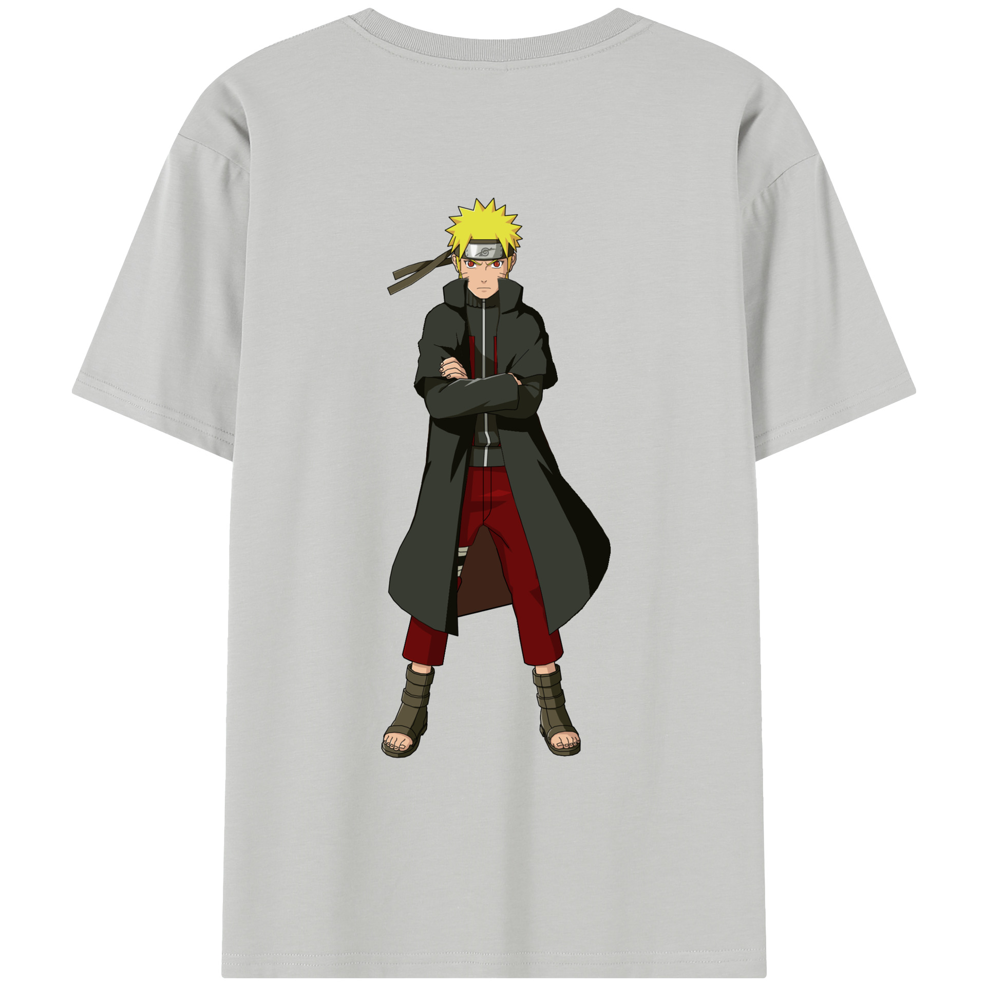 （画像用） NARUTO -ナルト- うずまき ナルト Uzumaki Naruto レディース半袖Tシャツ(バックプリント)