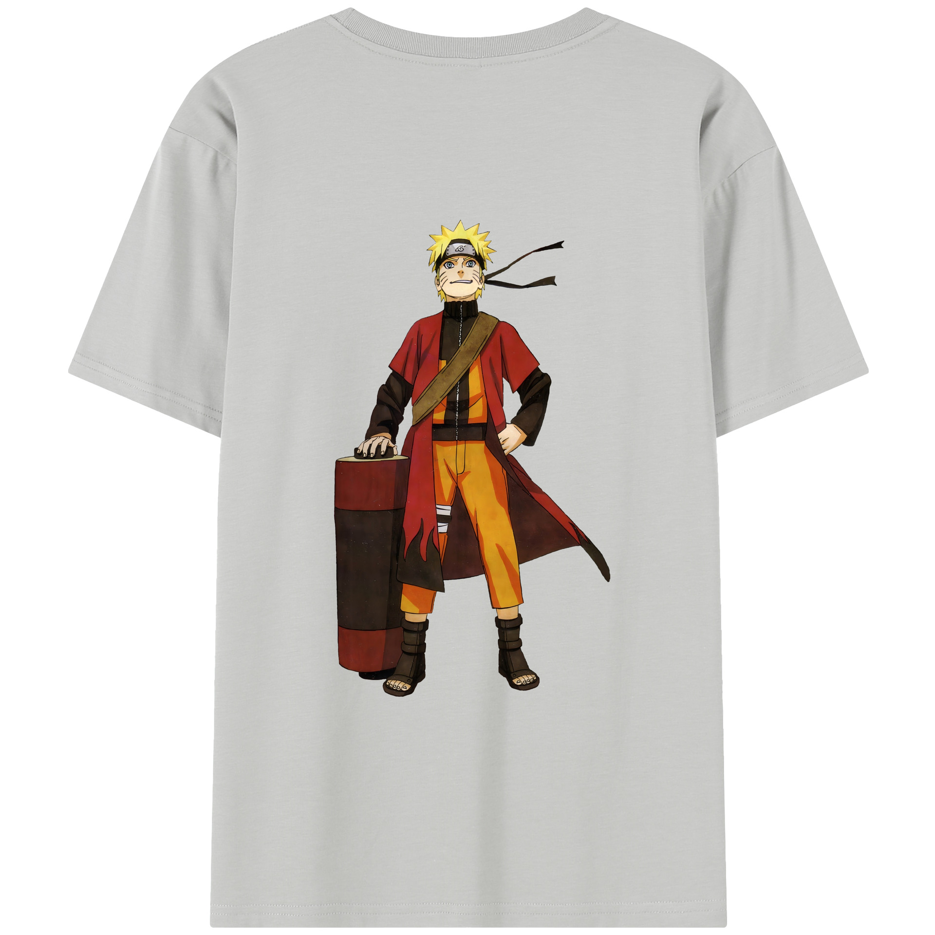 （画像用） NARUTO -ナルト- うずまき ナルト Uzumaki Naruto レディース半袖Tシャツ(バックプリント)