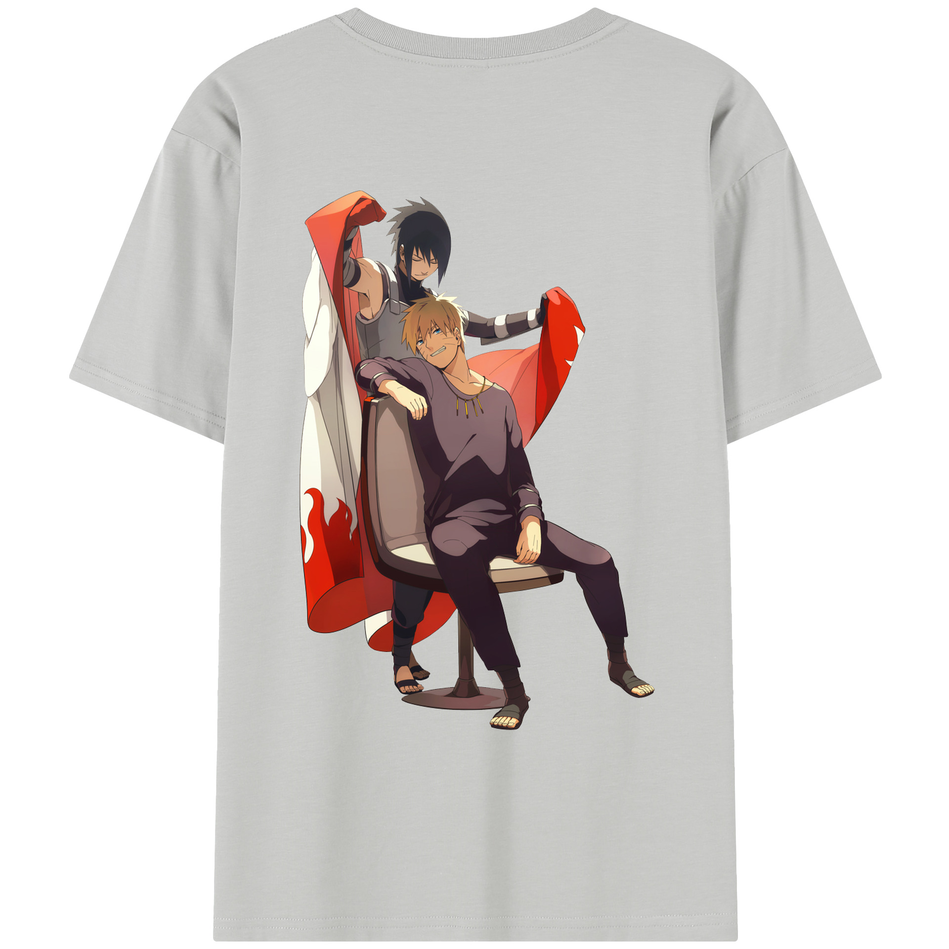 （画像用） NARUTO -ナルト- うずまき ナルト Uzumaki Naruto レディース半袖Tシャツ(バックプリント)