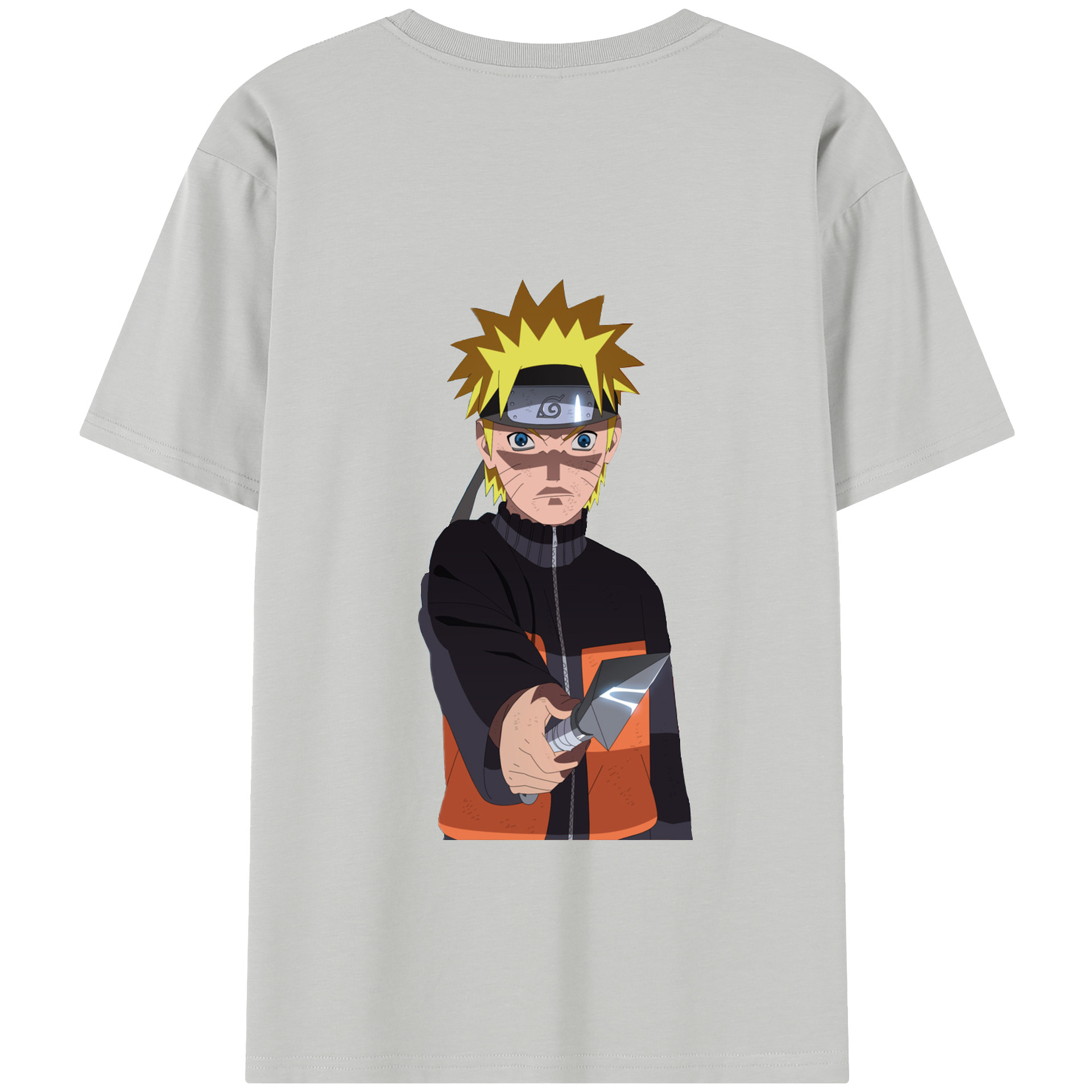 （画像用） NARUTO -ナルト- うずまき ナルト Uzumaki Naruto レディース半袖Tシャツ(バックプリント)