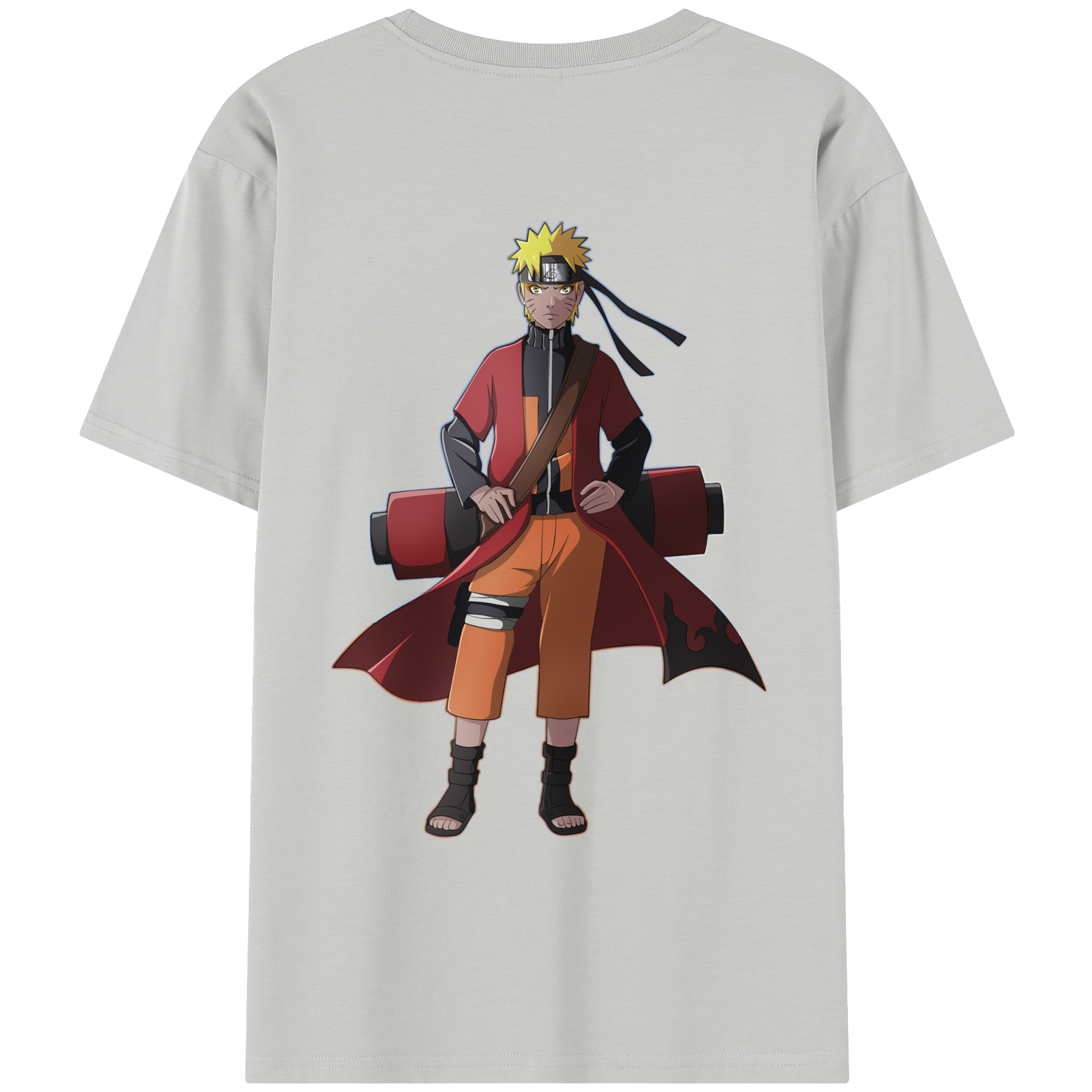 （画像用） NARUTO -ナルト- うずまき ナルト Uzumaki Naruto レディース半袖Tシャツ(バックプリント)