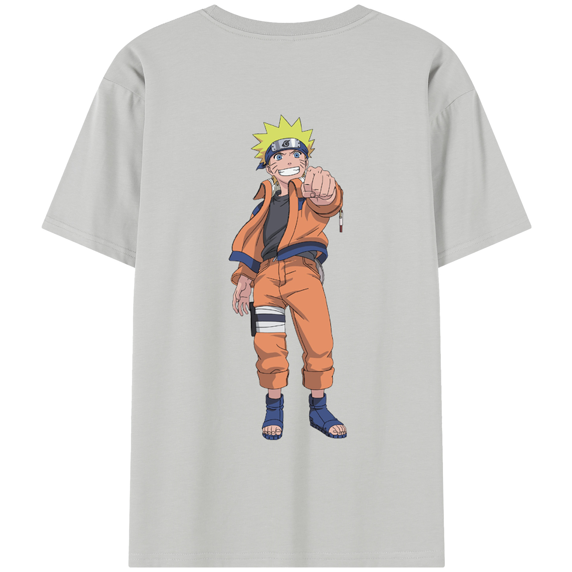 （画像用） NARUTO -ナルト- うずまき ナルト Uzumaki Naruto レディース半袖Tシャツ(バックプリント)