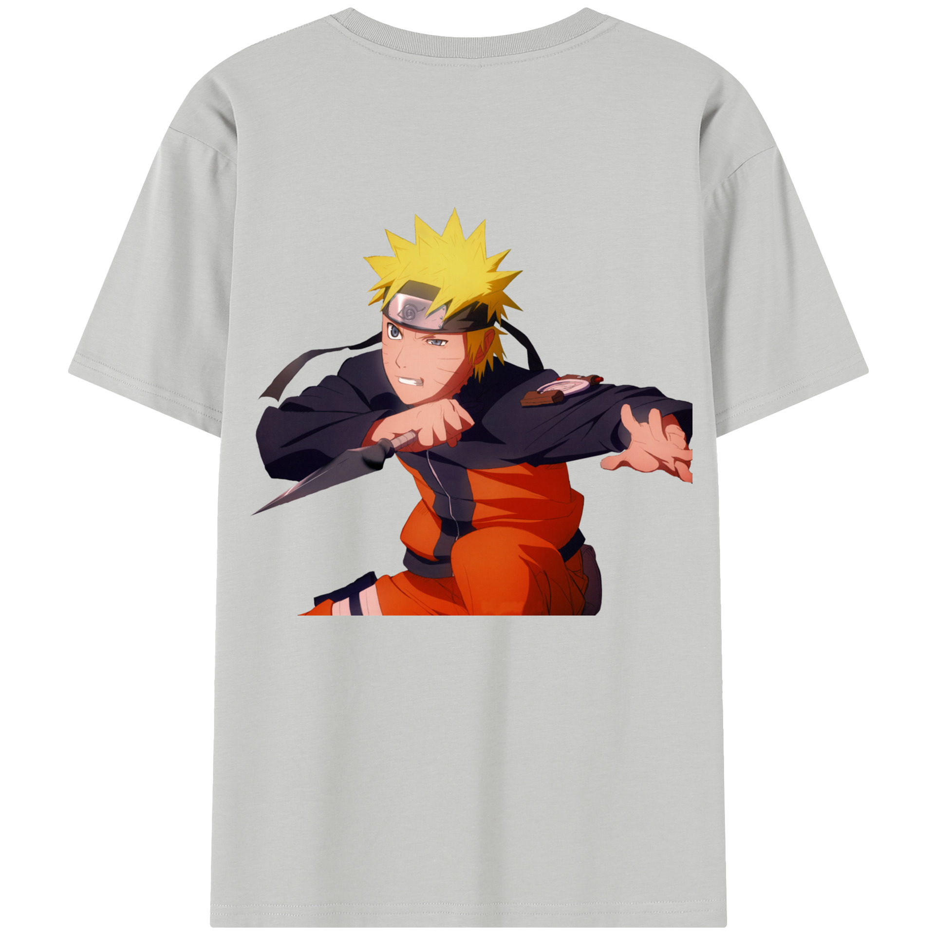 （画像用） NARUTO -ナルト- うずまき ナルト Uzumaki Naruto レディース半袖Tシャツ(バックプリント)