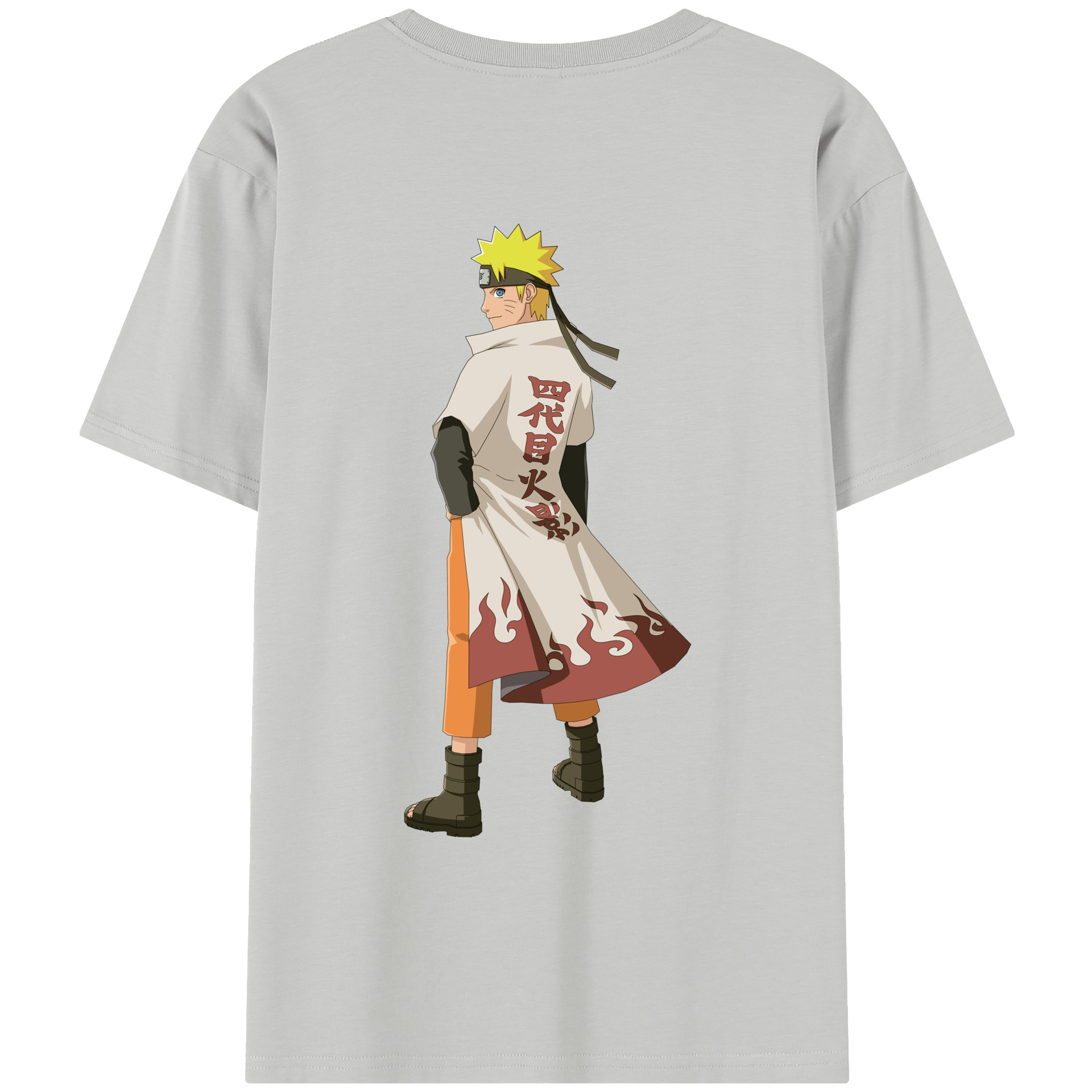 （画像用） NARUTO -ナルト- うずまき ナルト Uzumaki Naruto レディース半袖Tシャツ(バックプリント)