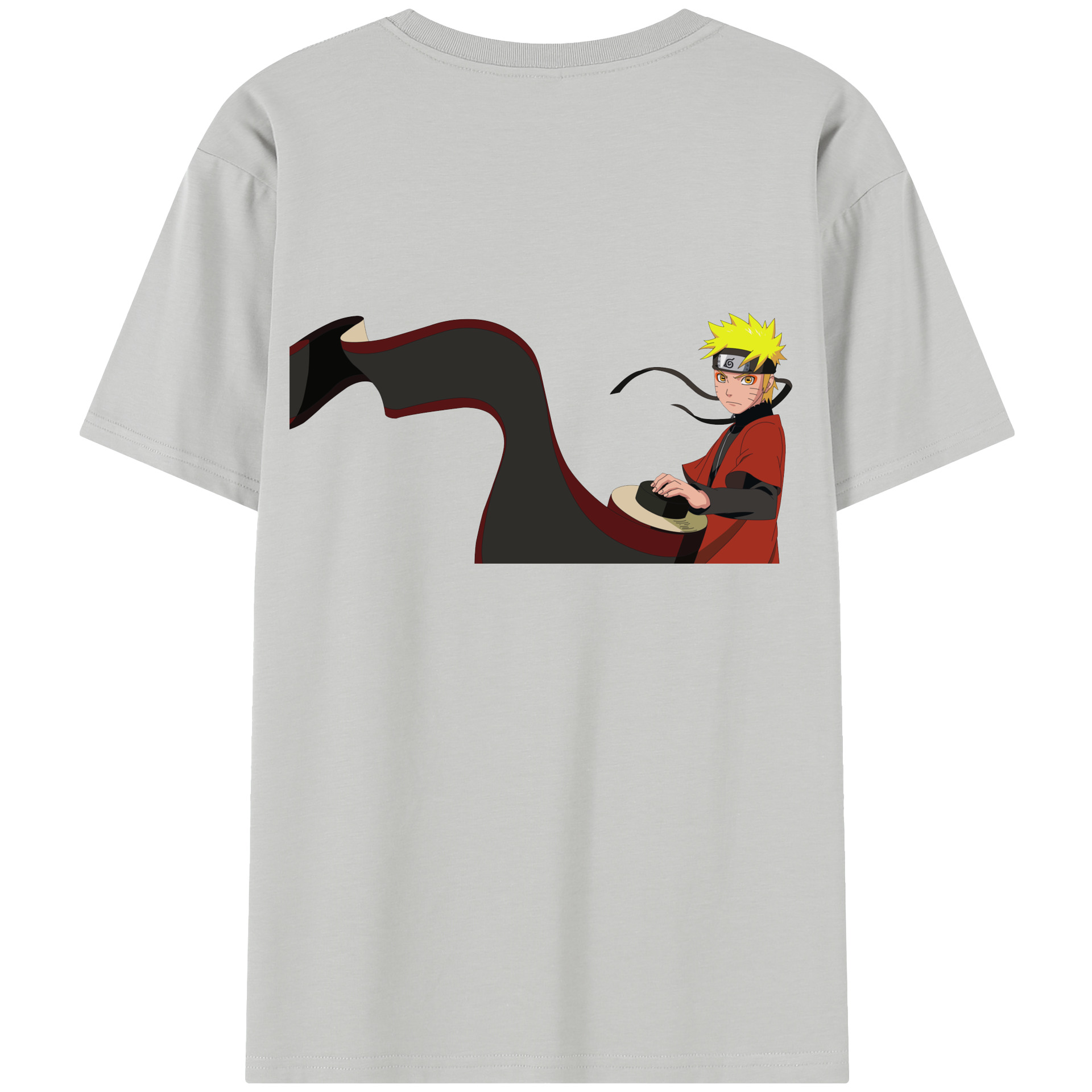 （画像用） NARUTO -ナルト- うずまき ナルト Uzumaki Naruto レディース半袖Tシャツ(バックプリント)