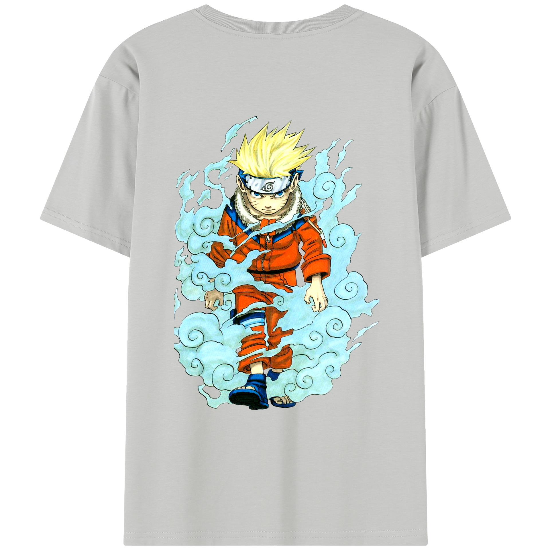 （画像用） NARUTO -ナルト- うずまき ナルト Uzumaki Naruto レディース半袖Tシャツ(バックプリント)