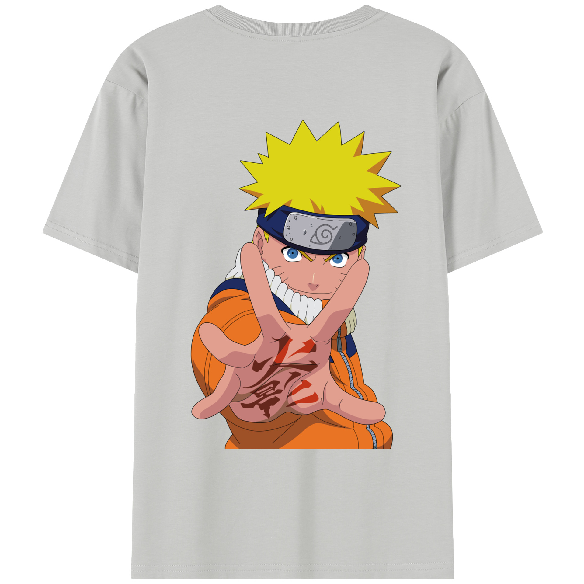 （画像用） NARUTO -ナルト- うずまき ナルト Uzumaki Naruto レディース半袖Tシャツ(バックプリント)