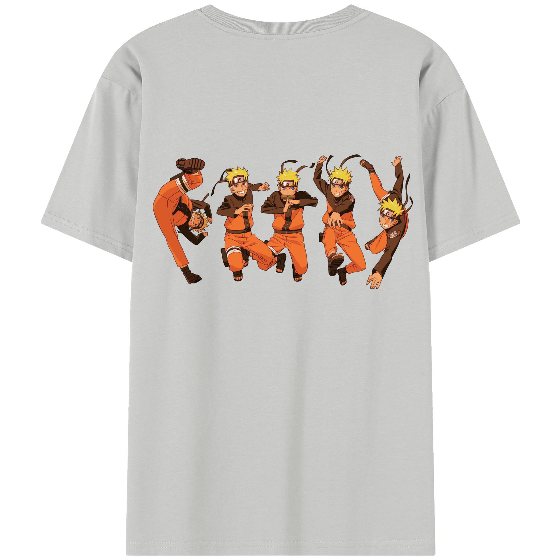 （画像用） NARUTO -ナルト- うずまき ナルト Uzumaki Naruto レディース半袖Tシャツ(バックプリント)