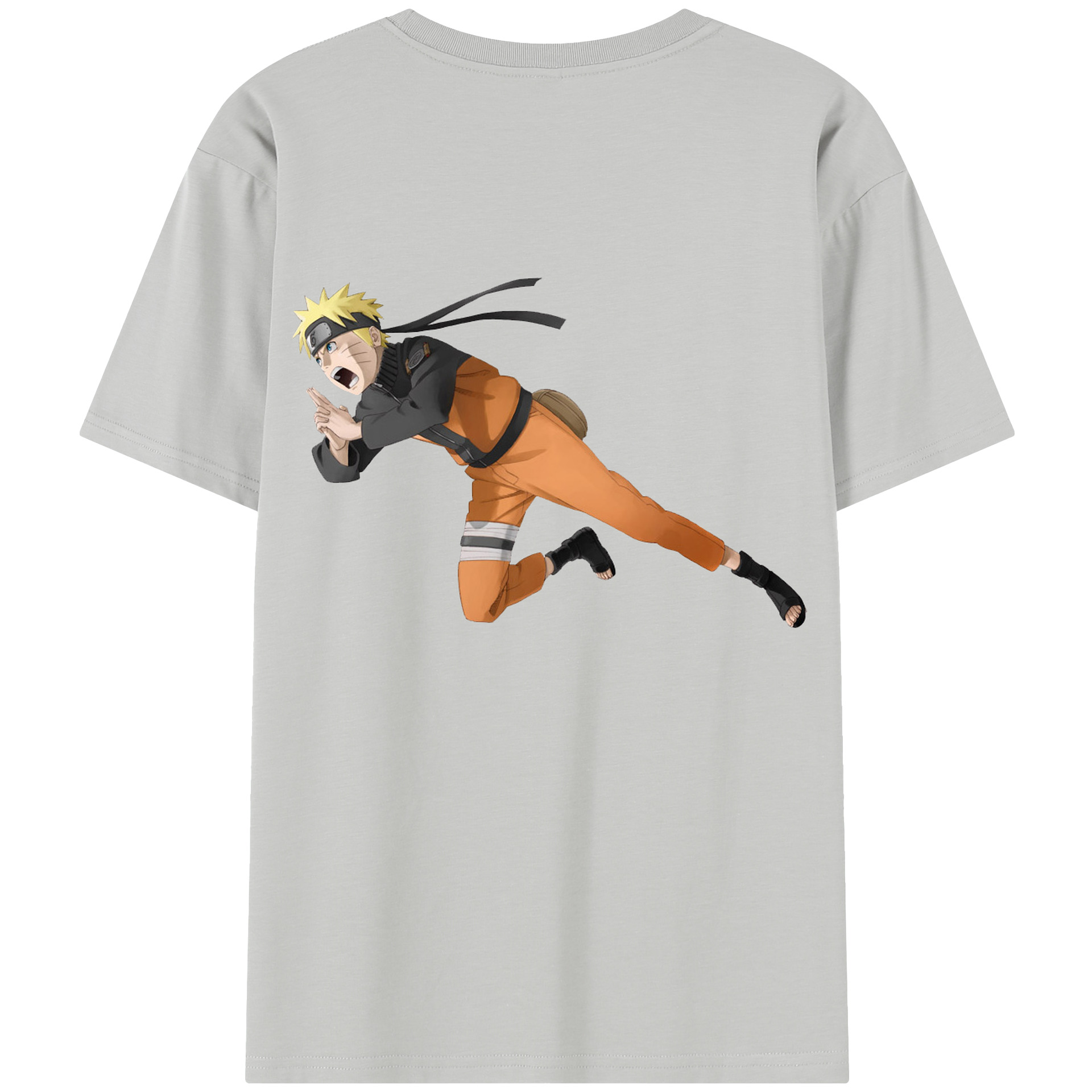 （画像用） NARUTO -ナルト- うずまき ナルト Uzumaki Naruto レディース半袖Tシャツ(バックプリント)
