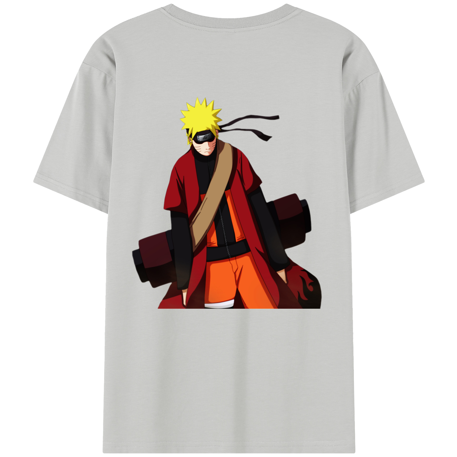 （画像用） NARUTO -ナルト- うずまき ナルト Uzumaki Naruto レディース半袖Tシャツ(バックプリント)