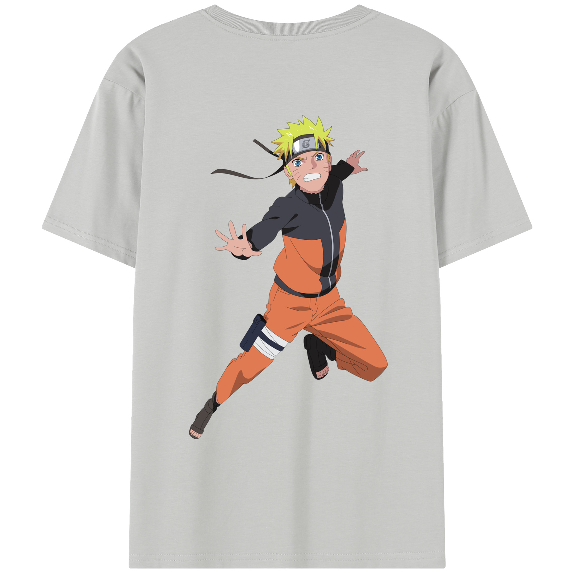 （画像用） NARUTO -ナルト- うずまき ナルト Uzumaki Naruto レディース半袖Tシャツ(バックプリント)