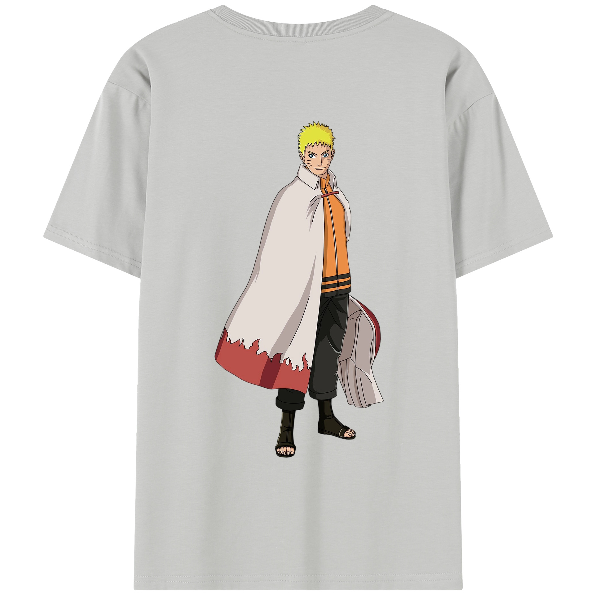（画像用） NARUTO -ナルト- うずまき ナルト Uzumaki Naruto レディース半袖Tシャツ(バックプリント)