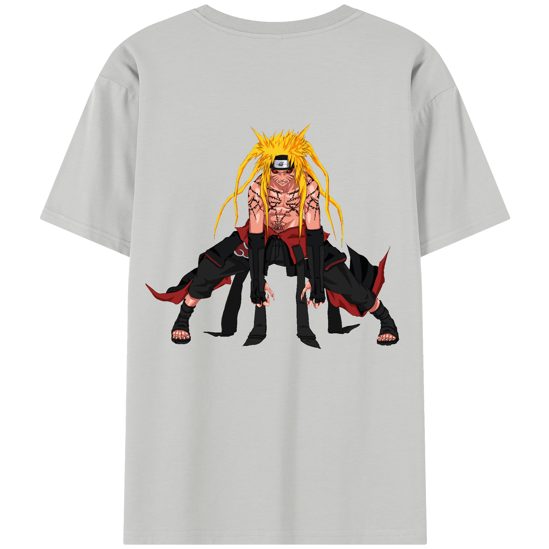 （画像用） NARUTO -ナルト- うずまき ナルト Uzumaki Naruto レディース半袖Tシャツ(バックプリント)