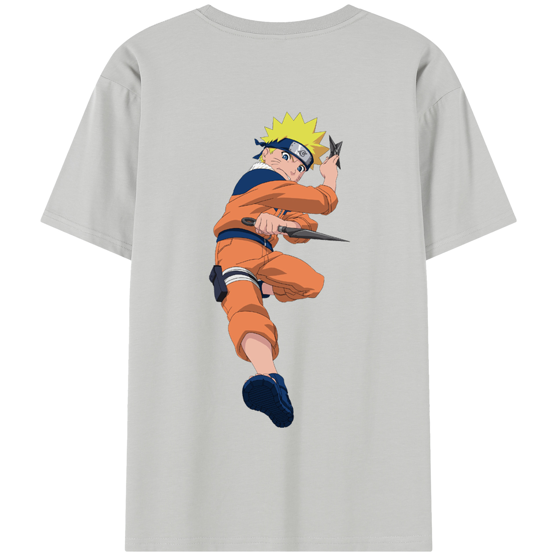 （画像用） NARUTO -ナルト- うずまき ナルト Uzumaki Naruto レディース半袖Tシャツ(バックプリント)