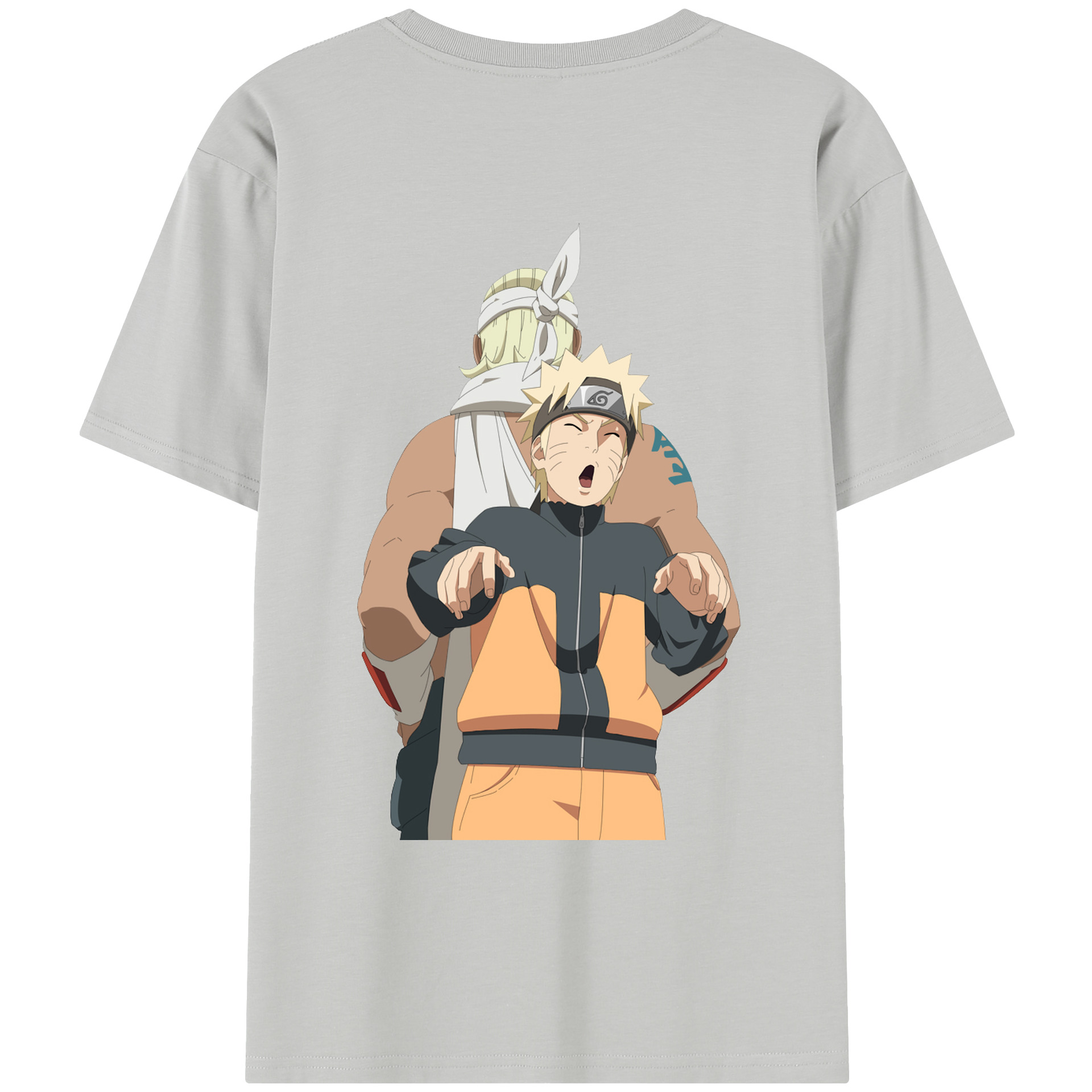 （画像用） NARUTO -ナルト- うずまき ナルト Uzumaki Naruto レディース半袖Tシャツ(バックプリント)