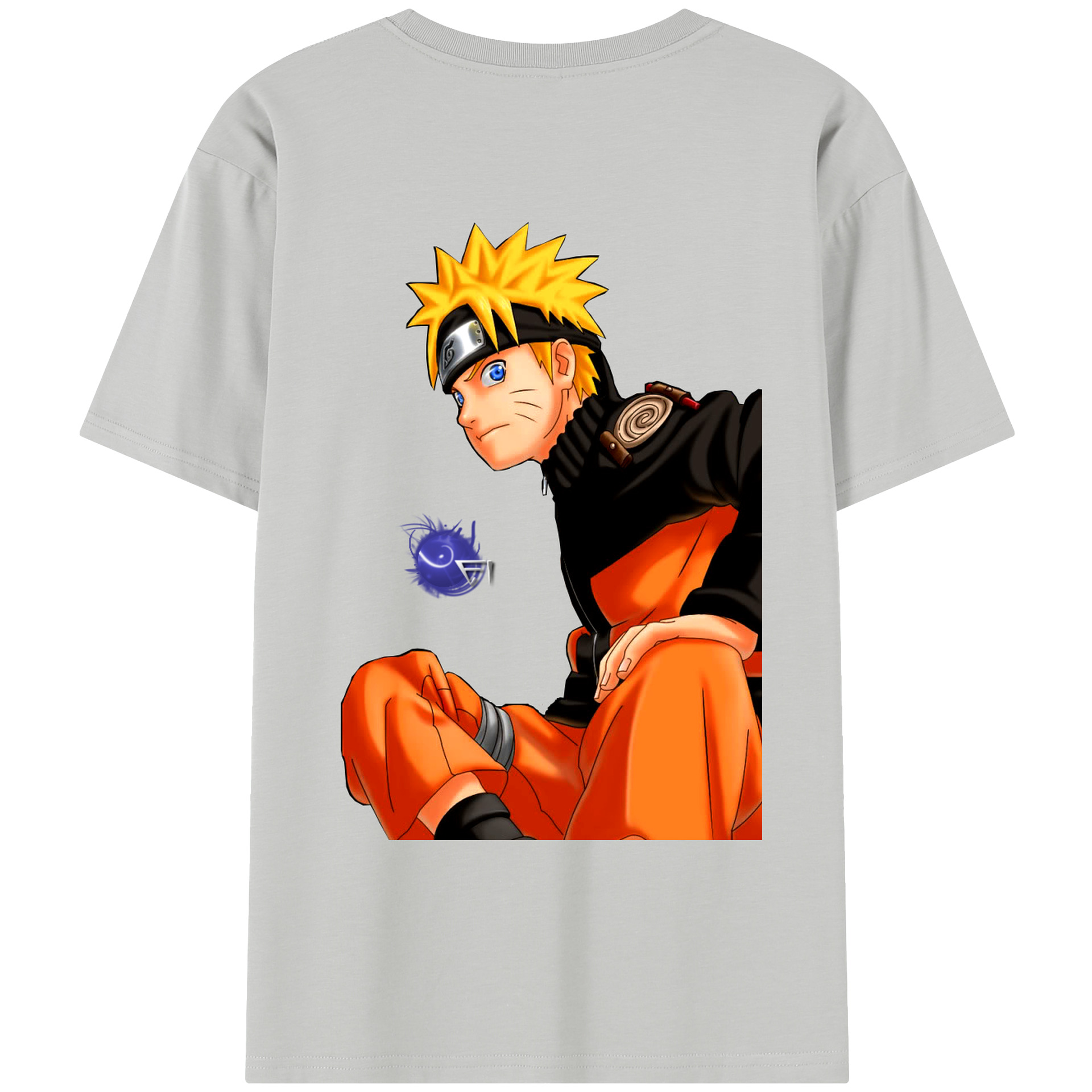 （画像用） NARUTO -ナルト- うずまき ナルト Uzumaki Naruto レディース半袖Tシャツ(バックプリント)