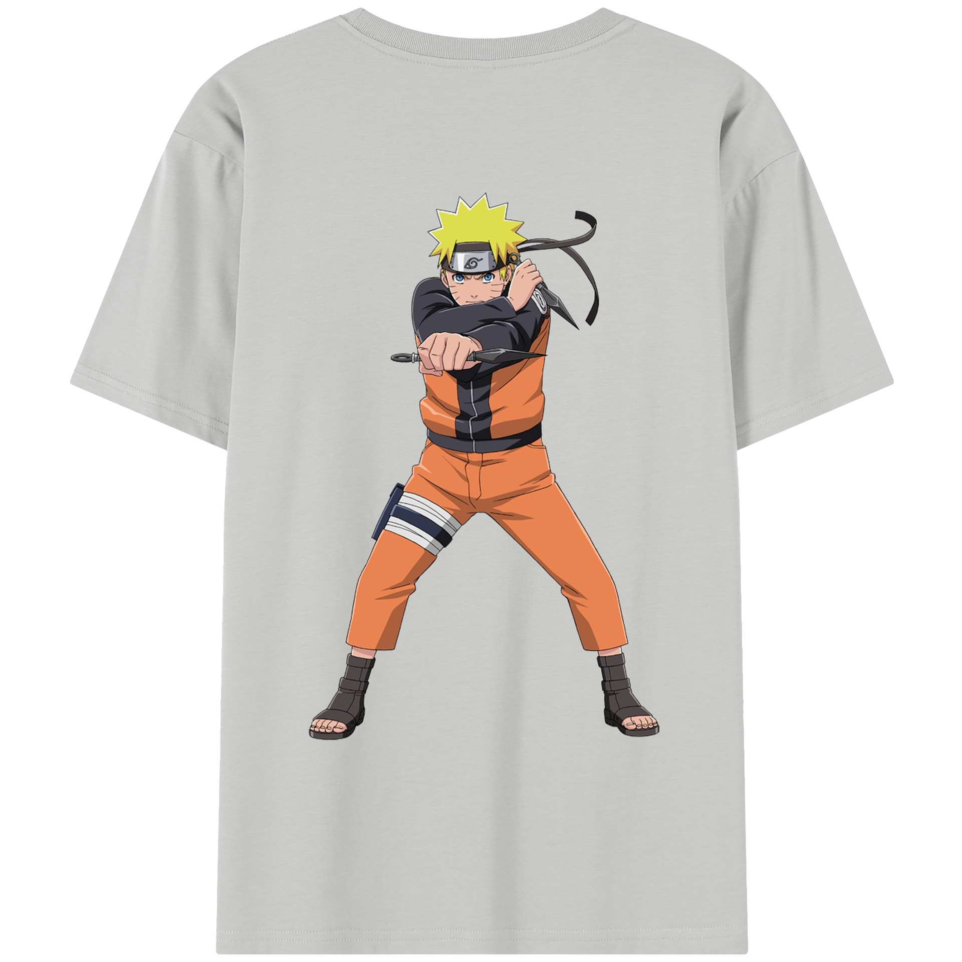 （画像用） NARUTO -ナルト- うずまき ナルト Uzumaki Naruto レディース半袖Tシャツ(バックプリント)
