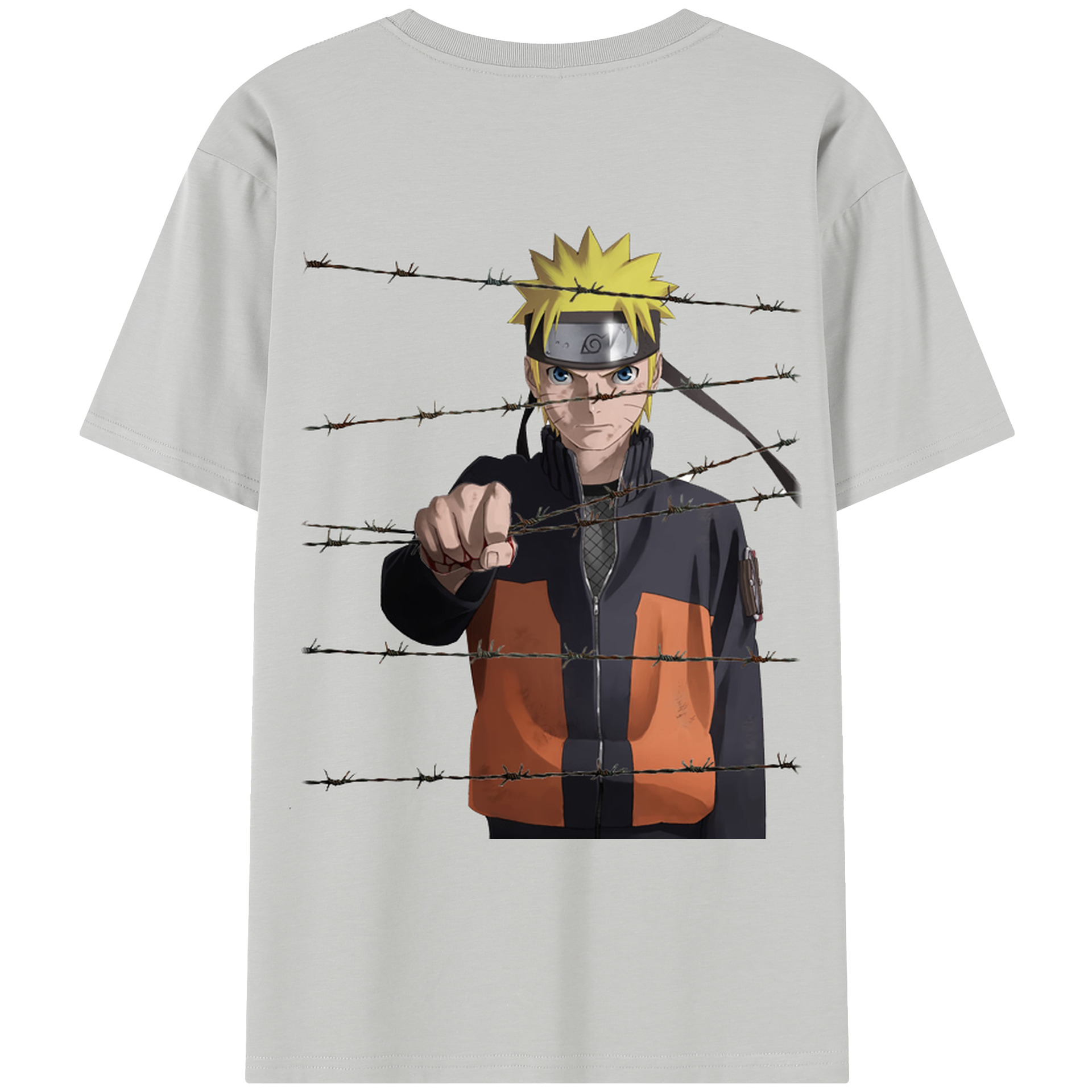 （画像用） NARUTO -ナルト- うずまき ナルト Uzumaki Naruto レディース半袖Tシャツ(バックプリント)