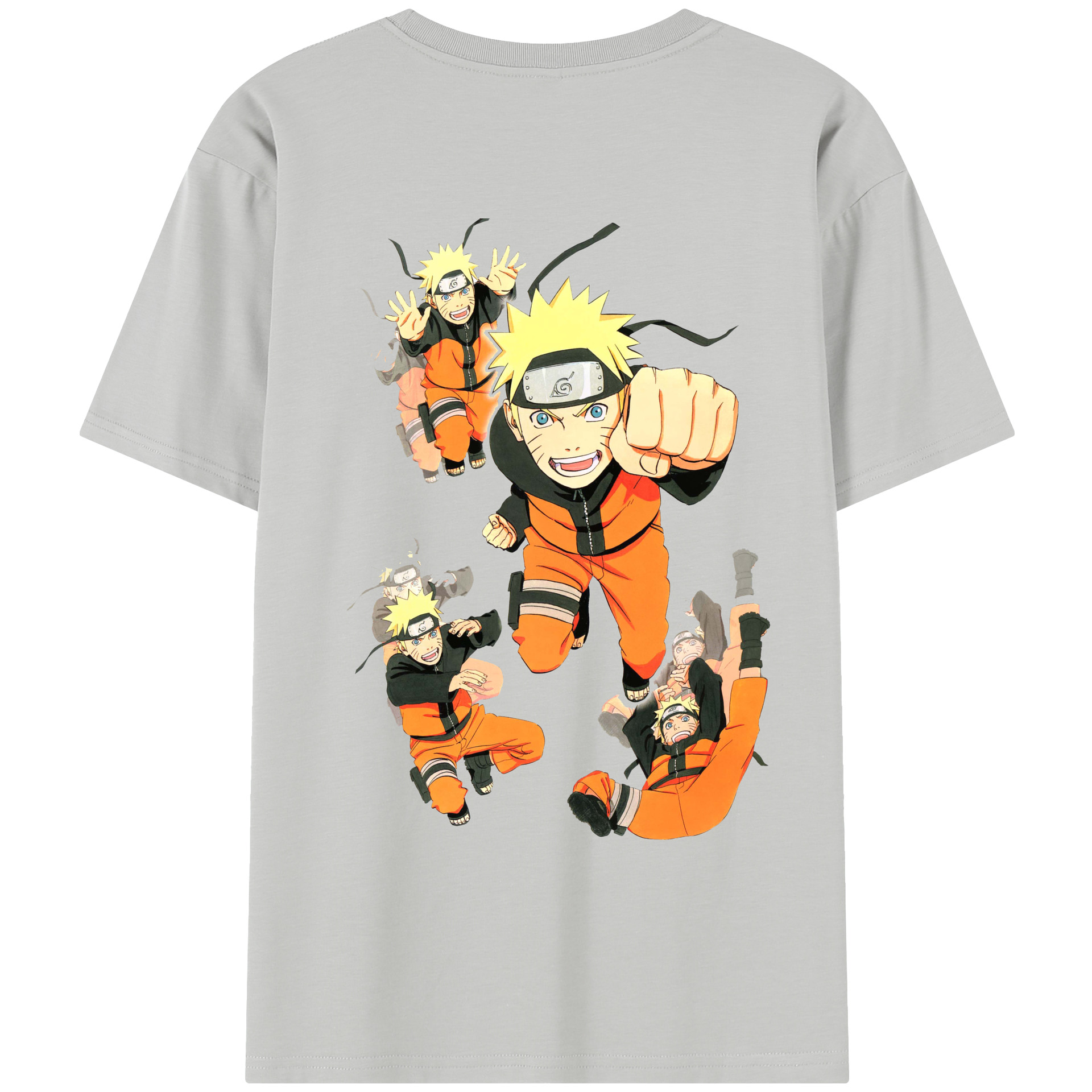 （画像用） NARUTO -ナルト- うずまき ナルト Uzumaki Naruto レディース半袖Tシャツ(バックプリント)