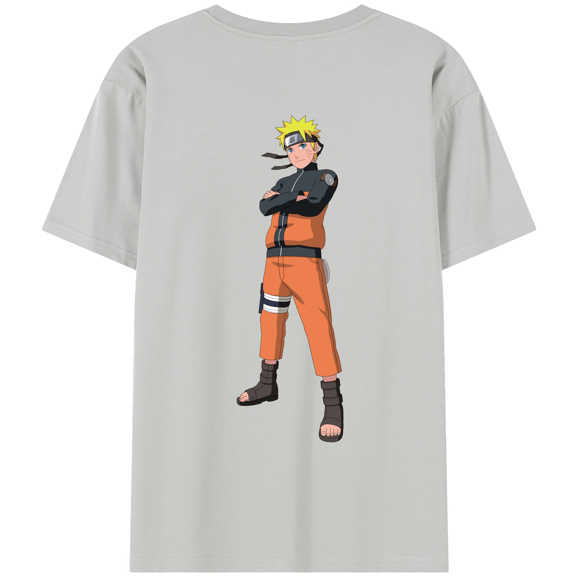 （画像用） NARUTO -ナルト- うずまき ナルト Uzumaki Naruto レディース半袖Tシャツ(バックプリント)