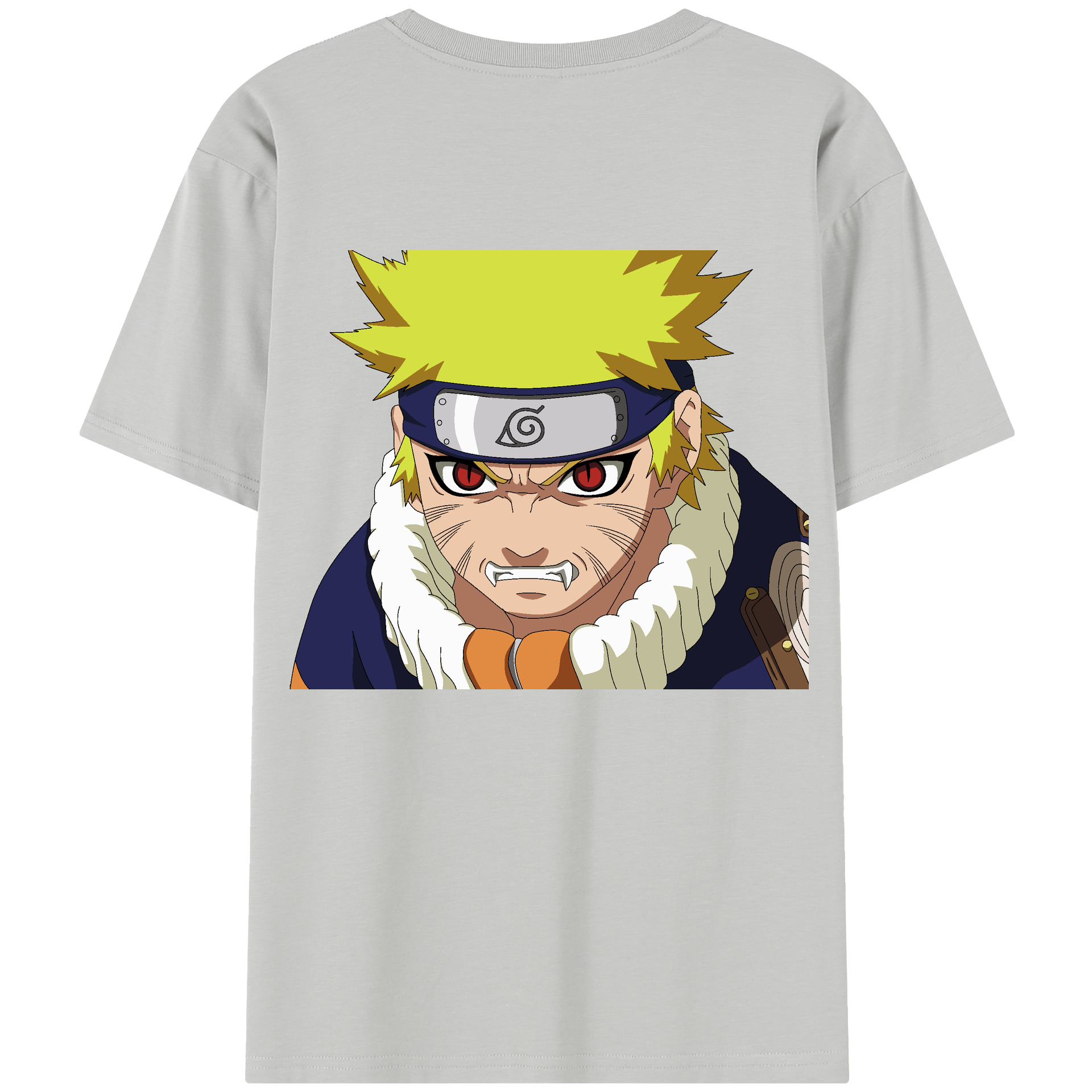 （画像用） NARUTO -ナルト- うずまき ナルト Uzumaki Naruto レディース半袖Tシャツ(バックプリント)