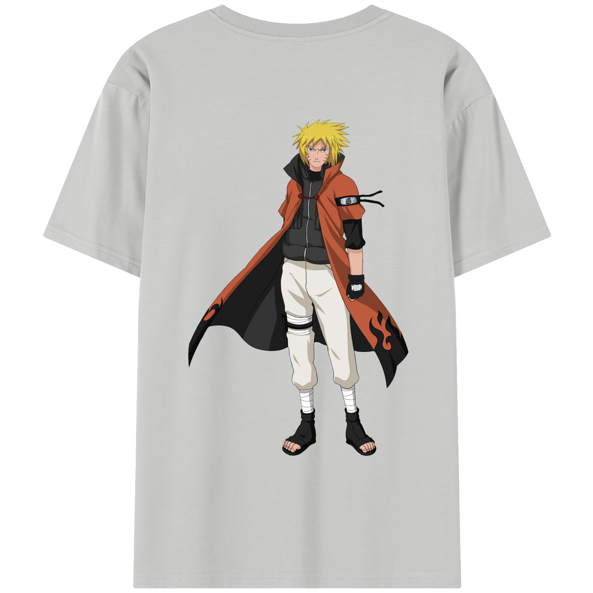 （画像用） NARUTO -ナルト- うずまき ナルト Uzumaki Naruto レディース半袖Tシャツ(バックプリント)