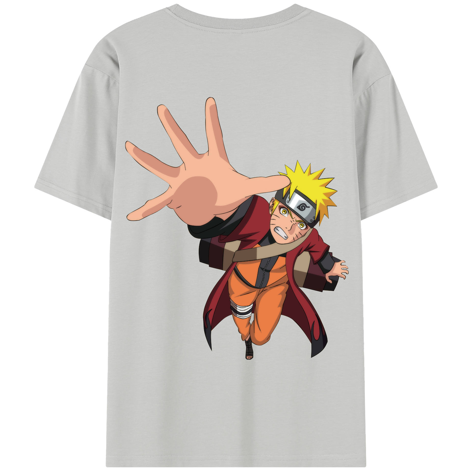 （画像用） NARUTO -ナルト- うずまき ナルト Uzumaki Naruto レディース半袖Tシャツ(バックプリント)