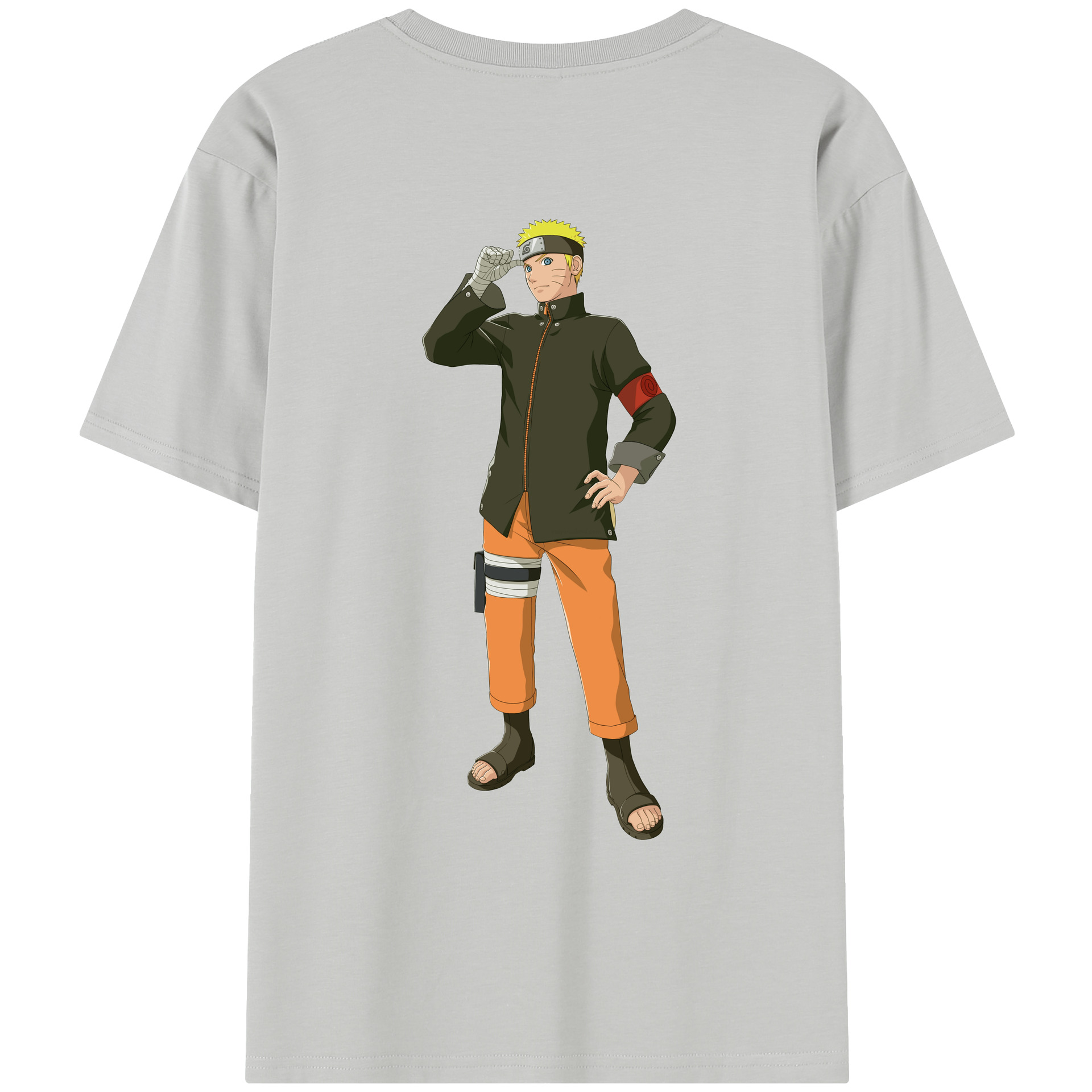 （画像用） NARUTO -ナルト- うずまき ナルト Uzumaki Naruto レディース半袖Tシャツ(バックプリント)