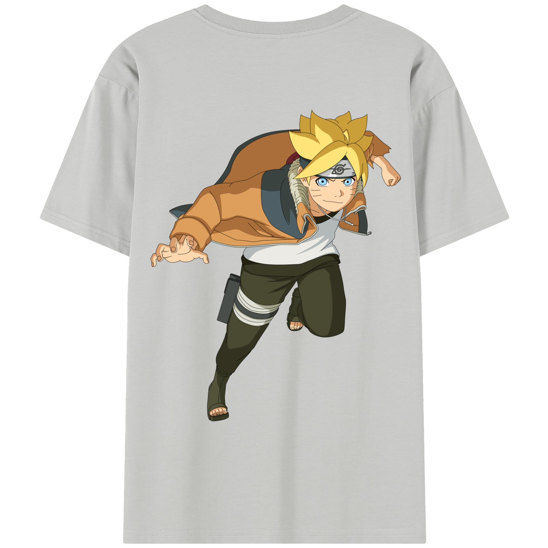 （画像用） NARUTO -ナルト- うずまき ナルト Uzumaki Naruto レディース半袖Tシャツ(バックプリント)