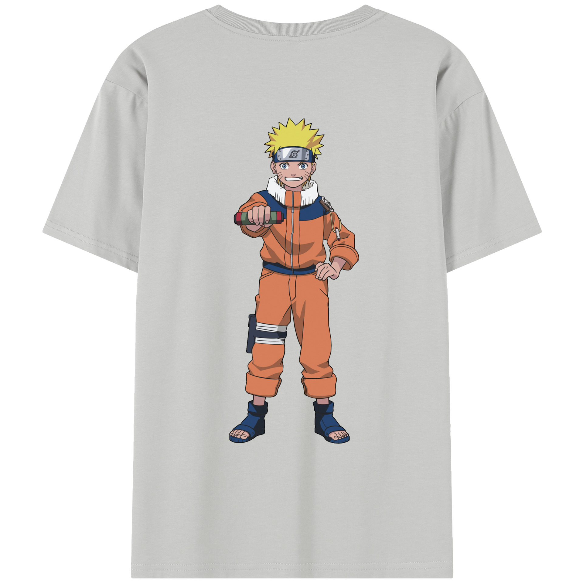 （画像用） NARUTO -ナルト- うずまき ナルト Uzumaki Naruto レディース半袖Tシャツ(バックプリント)