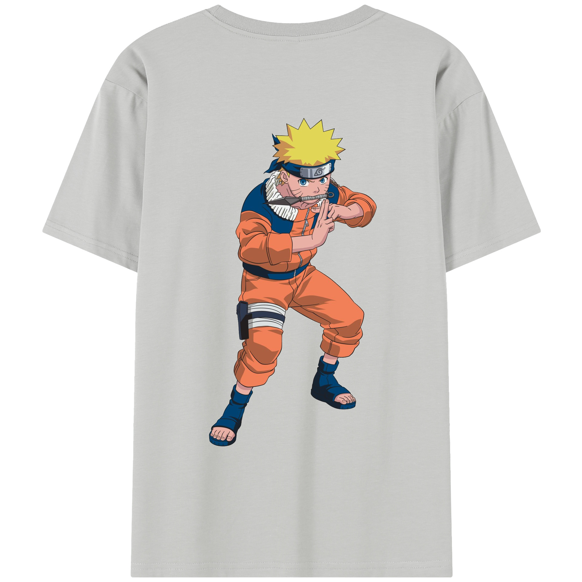 （画像用） NARUTO -ナルト- うずまき ナルト Uzumaki Naruto レディース半袖Tシャツ(バックプリント)