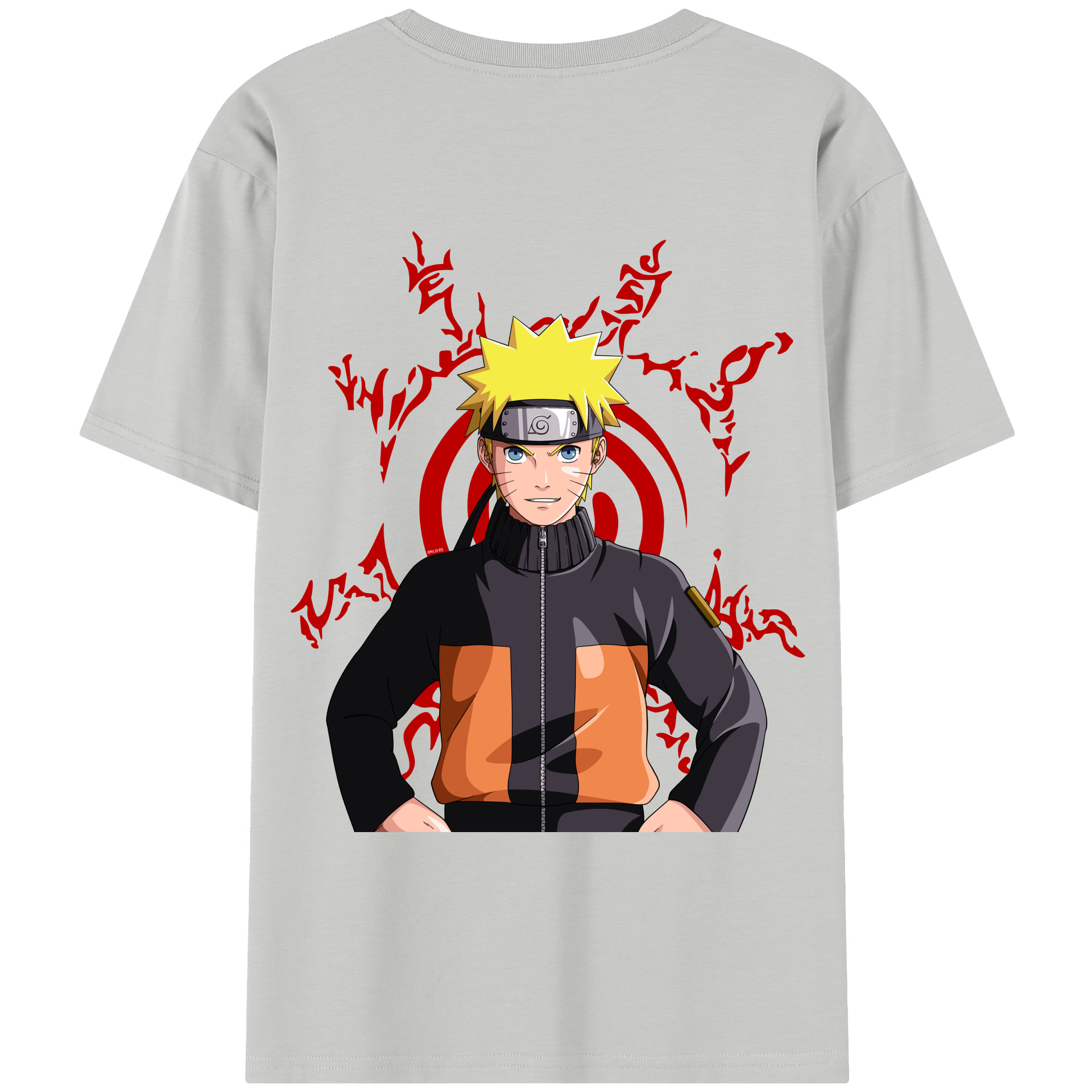 （画像用） NARUTO -ナルト- うずまき ナルト Uzumaki Naruto レディース半袖Tシャツ(バックプリント)