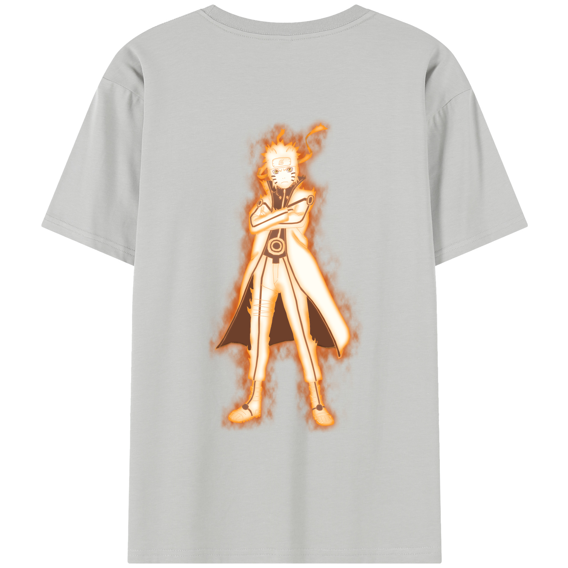 （画像用） NARUTO -ナルト- うずまき ナルト Uzumaki Naruto レディース半袖Tシャツ(バックプリント)