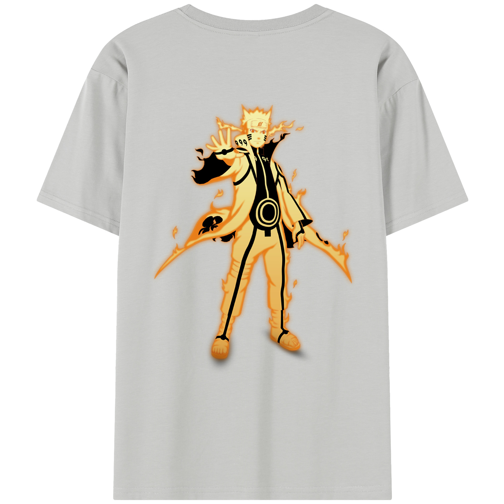 （画像用） NARUTO -ナルト- うずまき ナルト Uzumaki Naruto レディース半袖Tシャツ(バックプリント)