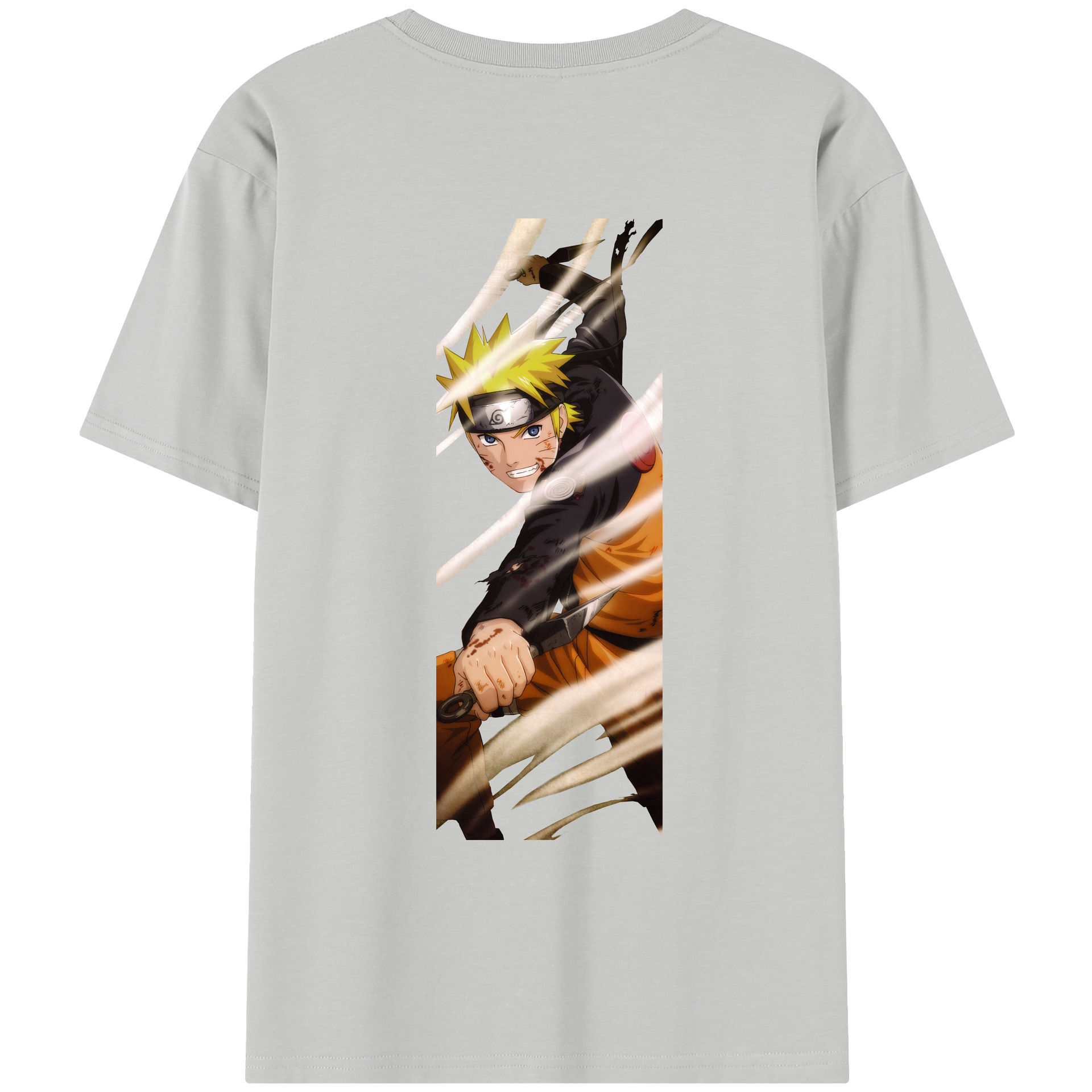 （画像用） NARUTO -ナルト- うずまき ナルト Uzumaki Naruto レディース半袖Tシャツ(バックプリント)