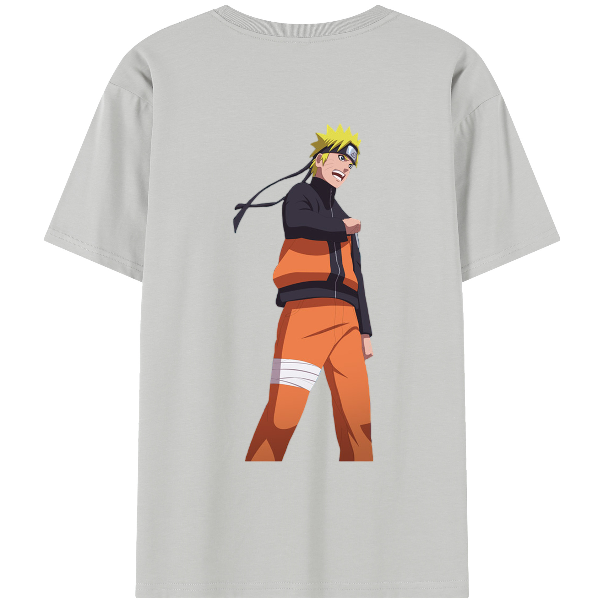 （画像用） NARUTO -ナルト- うずまき ナルト Uzumaki Naruto レディース半袖Tシャツ(バックプリント)