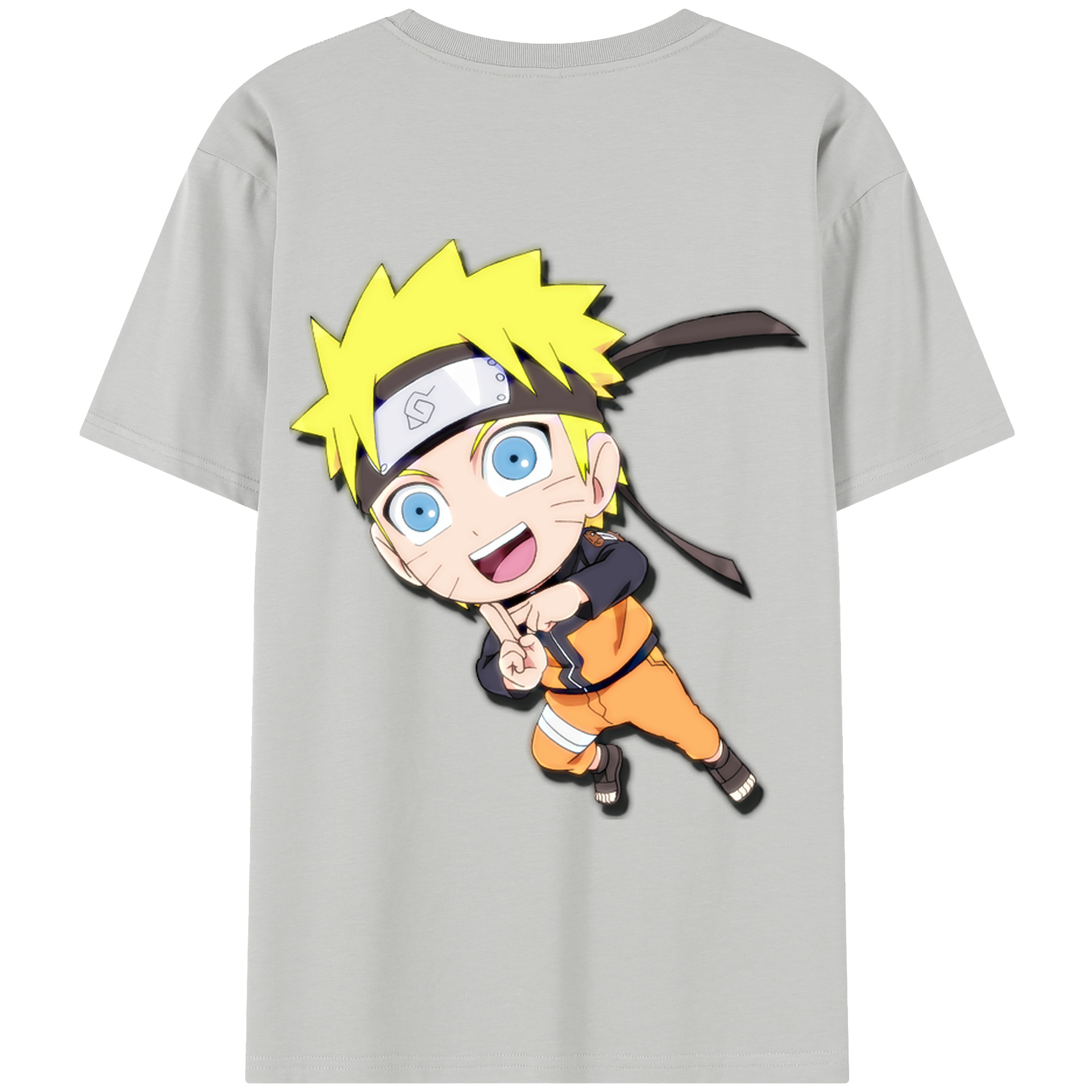 （画像用） NARUTO -ナルト- うずまき ナルト Uzumaki Naruto レディース半袖Tシャツ(バックプリント)