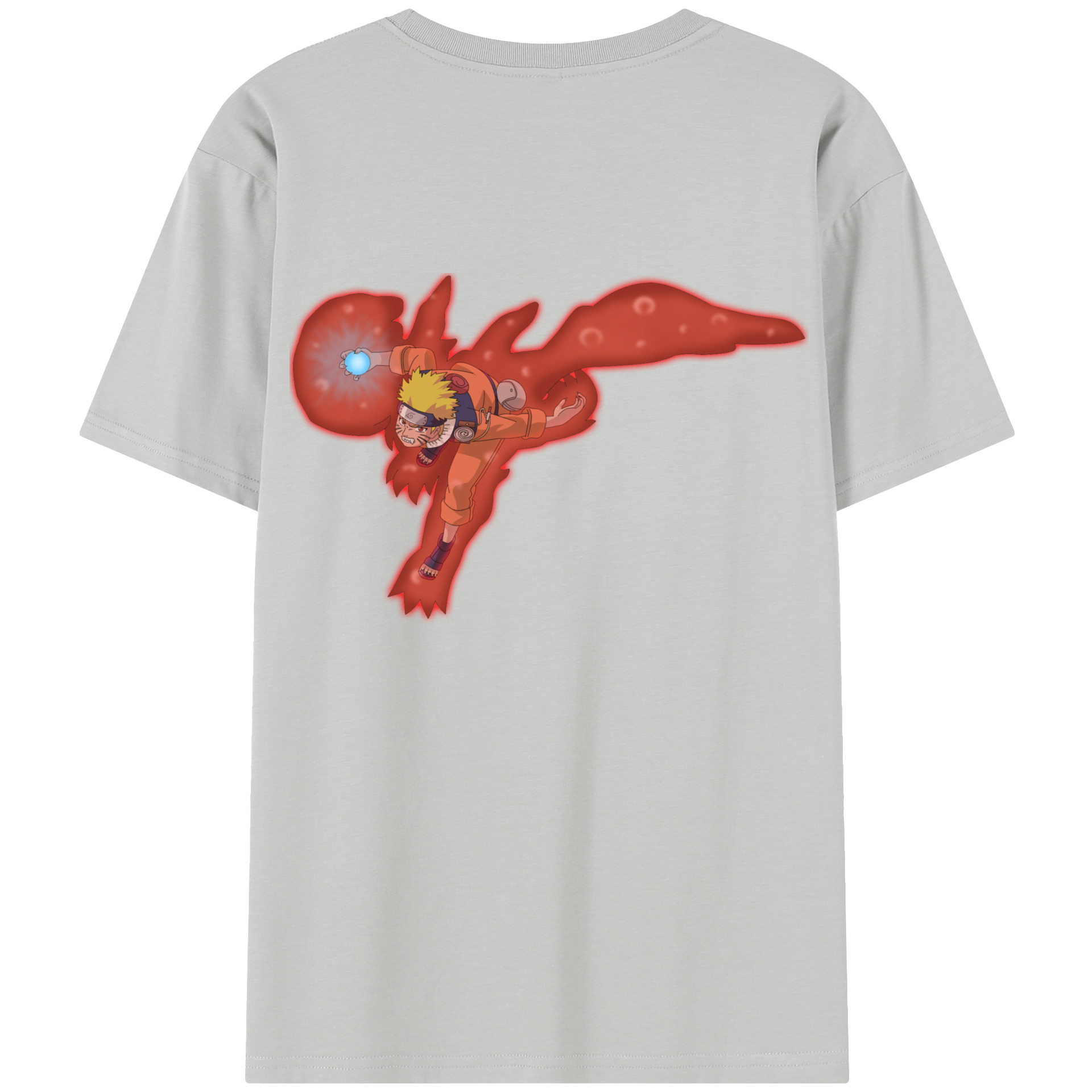 （画像用） NARUTO -ナルト- うずまき ナルト Uzumaki Naruto レディース半袖Tシャツ(バックプリント)