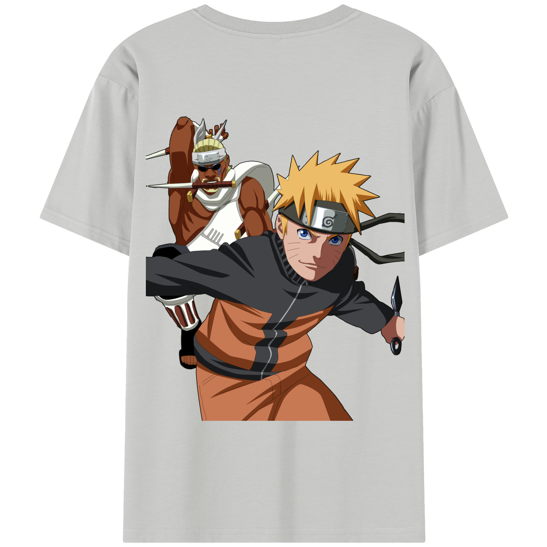 （画像用） NARUTO -ナルト- うずまき ナルト Uzumaki Naruto レディース半袖Tシャツ(バックプリント)