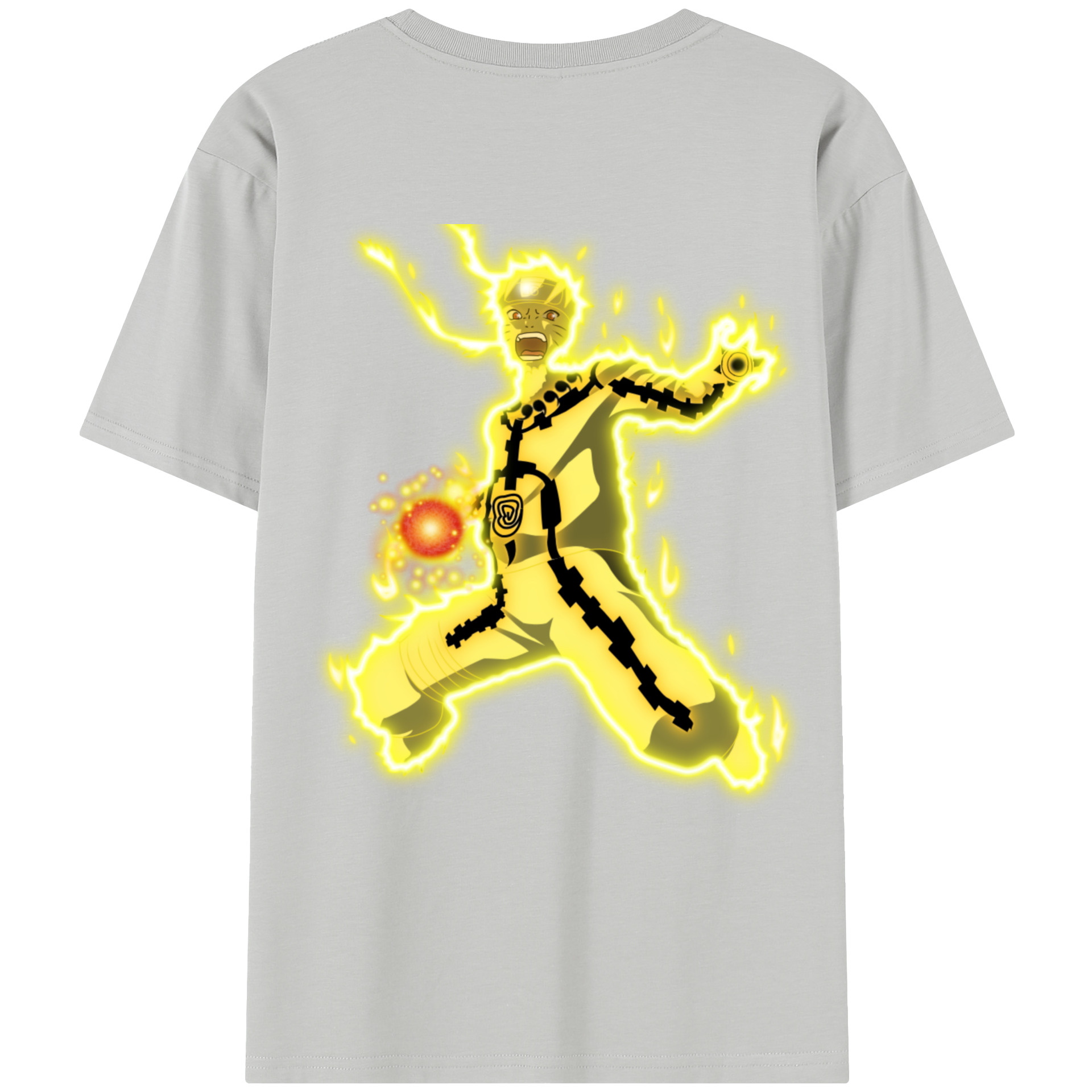 （画像用） NARUTO -ナルト- うずまき ナルト Uzumaki Naruto レディース半袖Tシャツ(バックプリント)