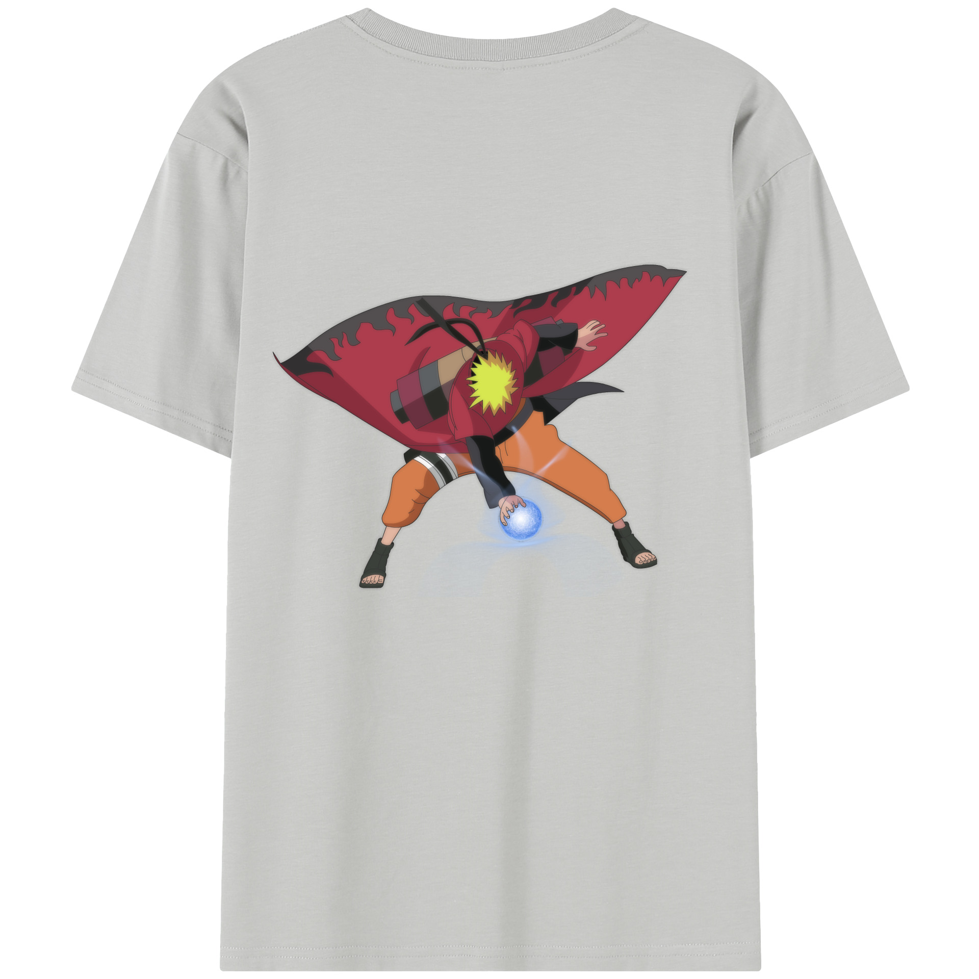 （画像用） NARUTO -ナルト- うずまき ナルト Uzumaki Naruto レディース半袖Tシャツ(バックプリント)
