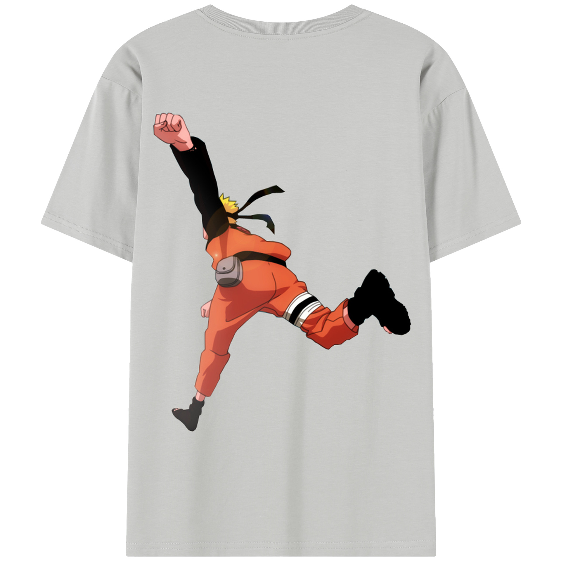 （画像用） NARUTO -ナルト- うずまき ナルト Uzumaki Naruto レディース半袖Tシャツ(バックプリント)