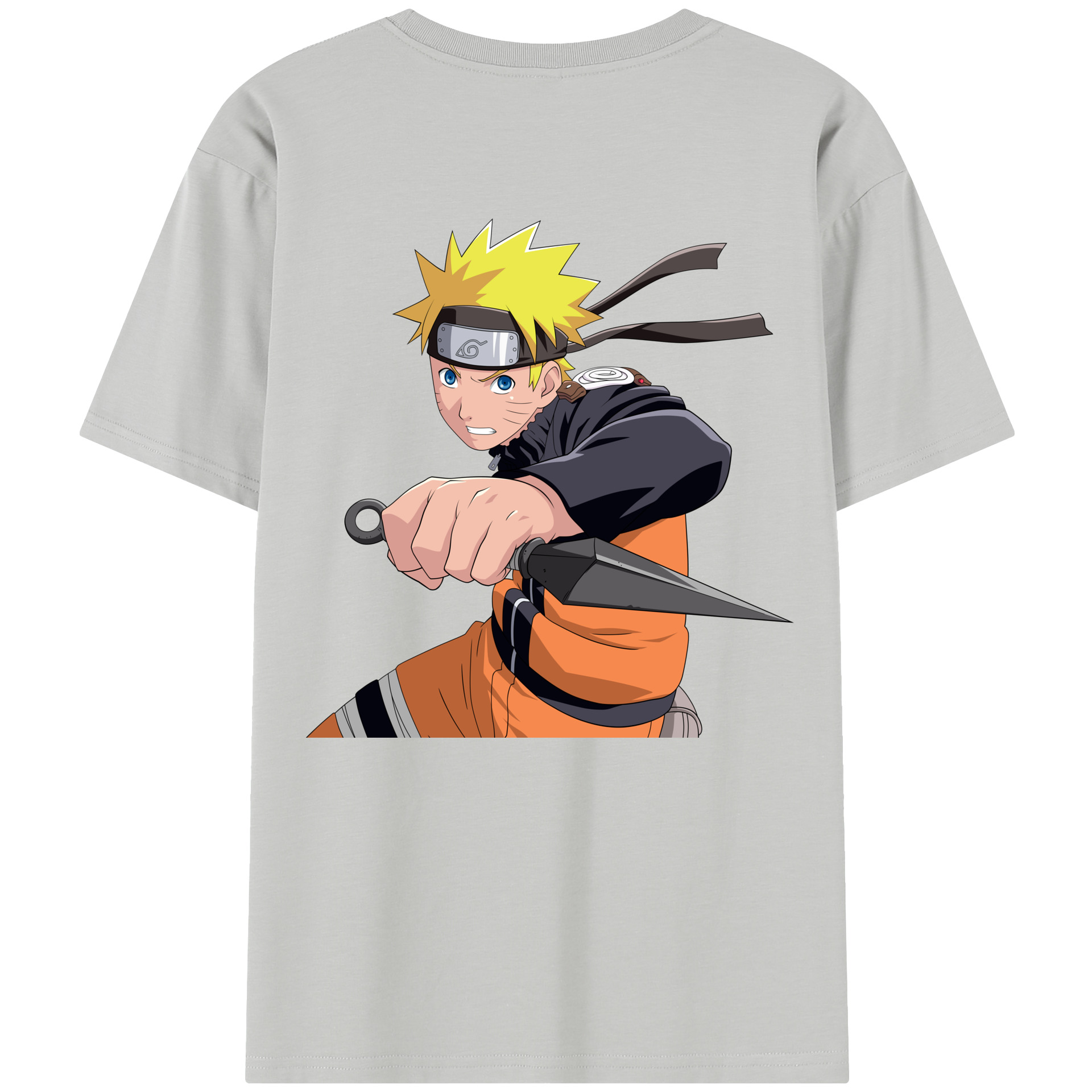 （画像用） NARUTO -ナルト- うずまき ナルト Uzumaki Naruto レディース半袖Tシャツ(バックプリント)