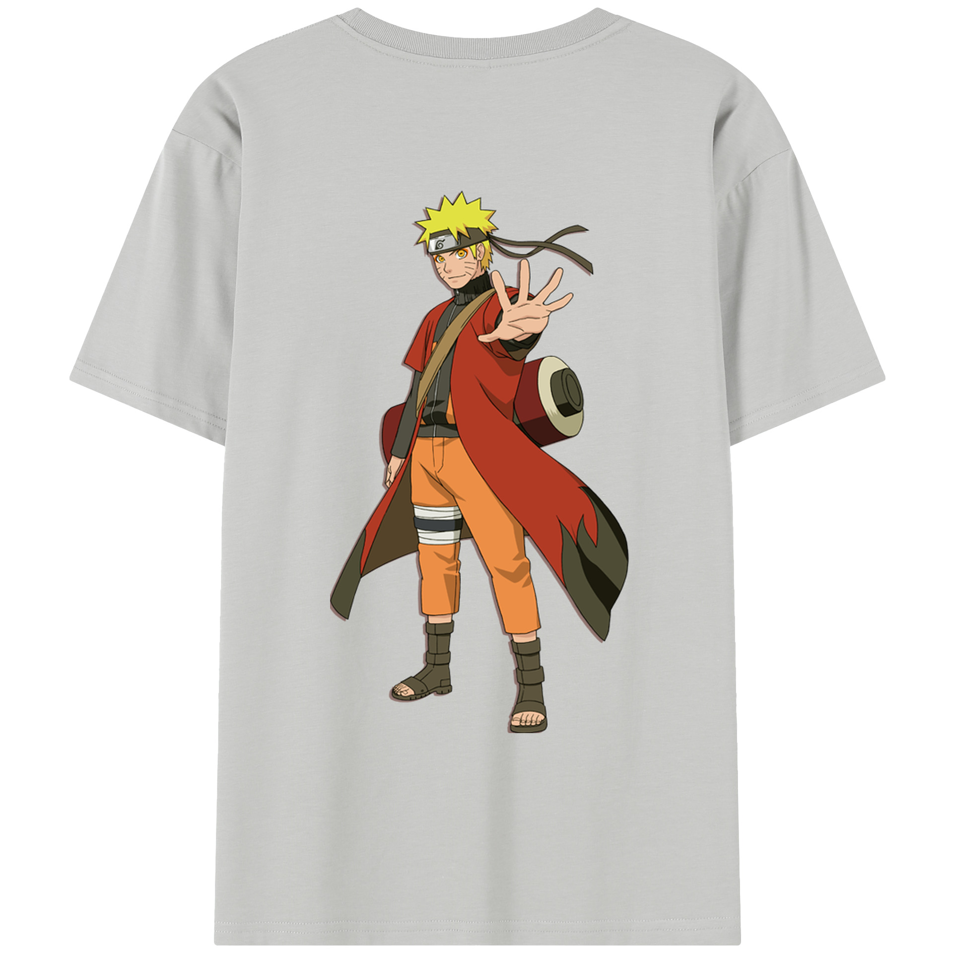 （画像用） NARUTO -ナルト- うずまき ナルト Uzumaki Naruto レディース半袖Tシャツ(バックプリント)