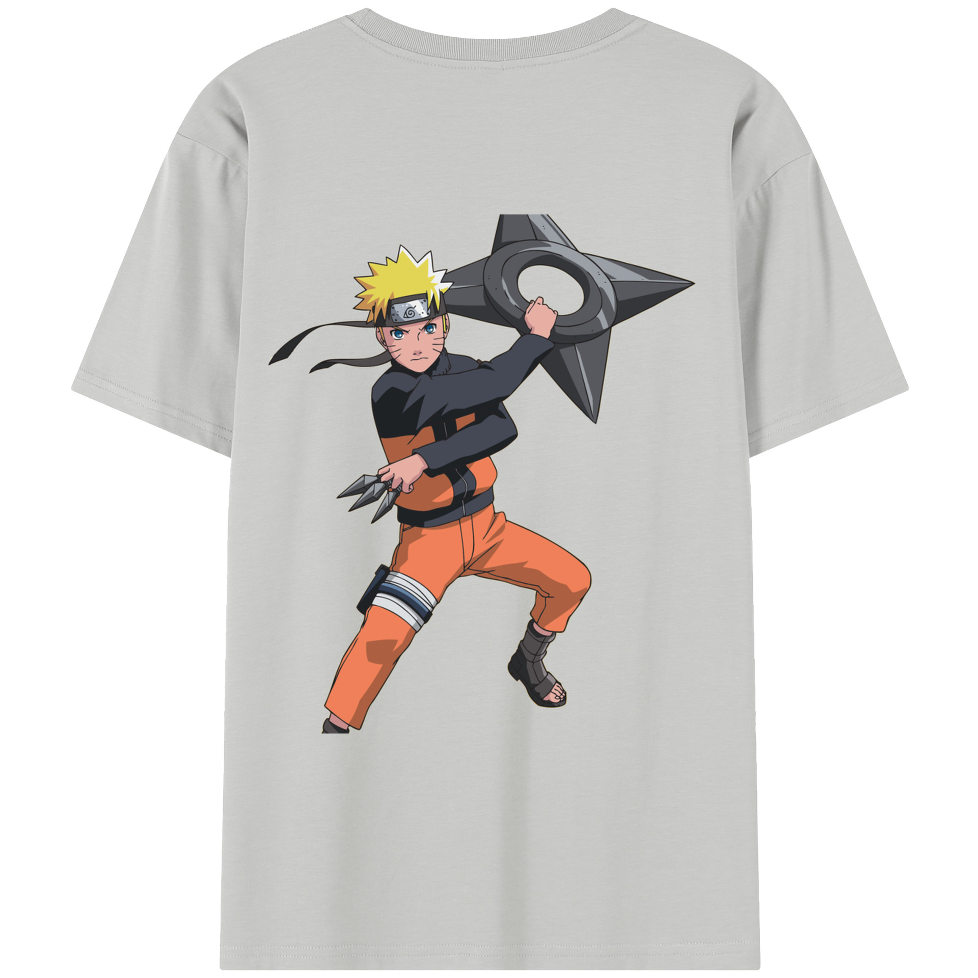 （画像用） NARUTO -ナルト- うずまき ナルト Uzumaki Naruto レディース半袖Tシャツ(バックプリント)