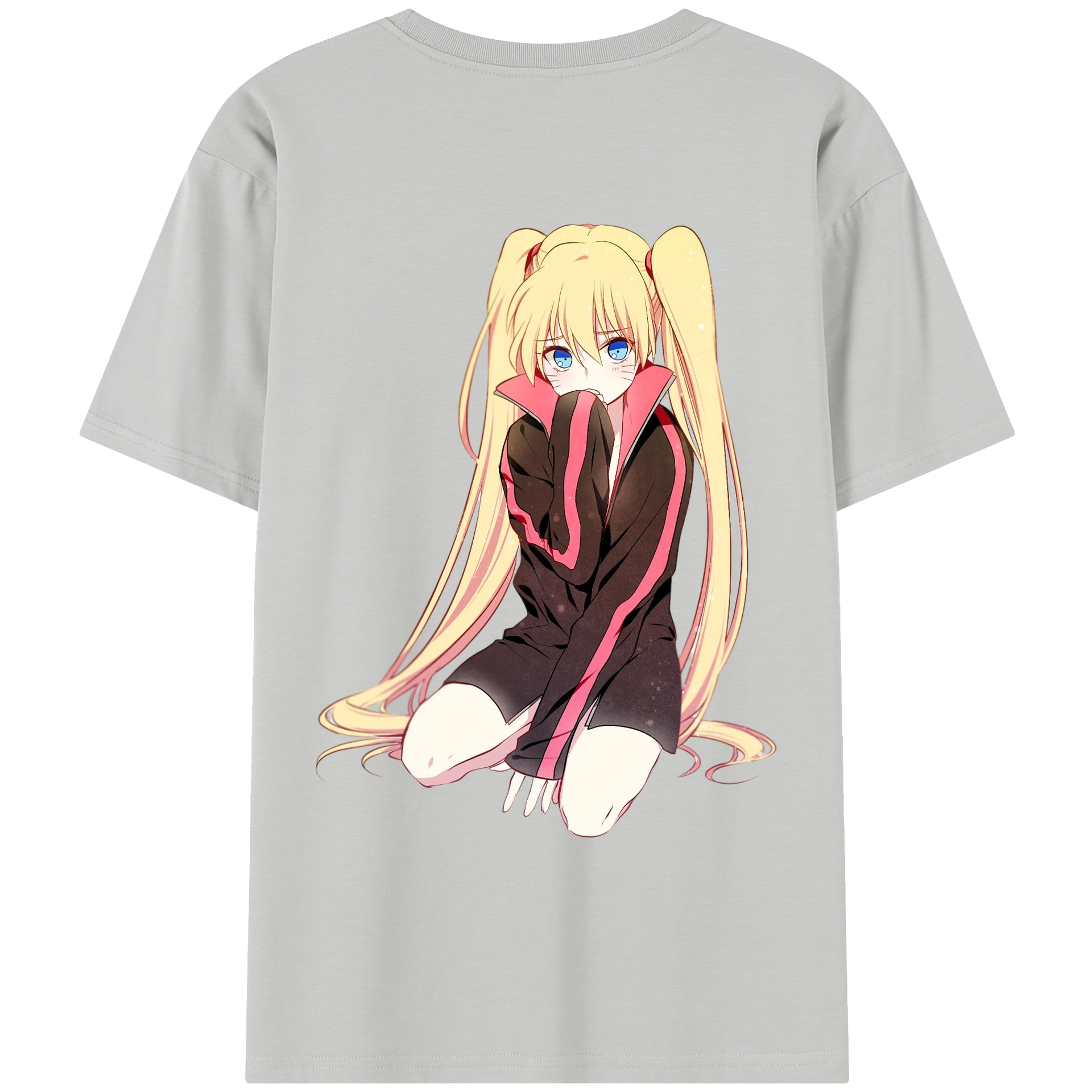 （画像用） NARUTO -ナルト- うずまき ナルト Uzumaki Naruto レディース半袖Tシャツ(バックプリント)