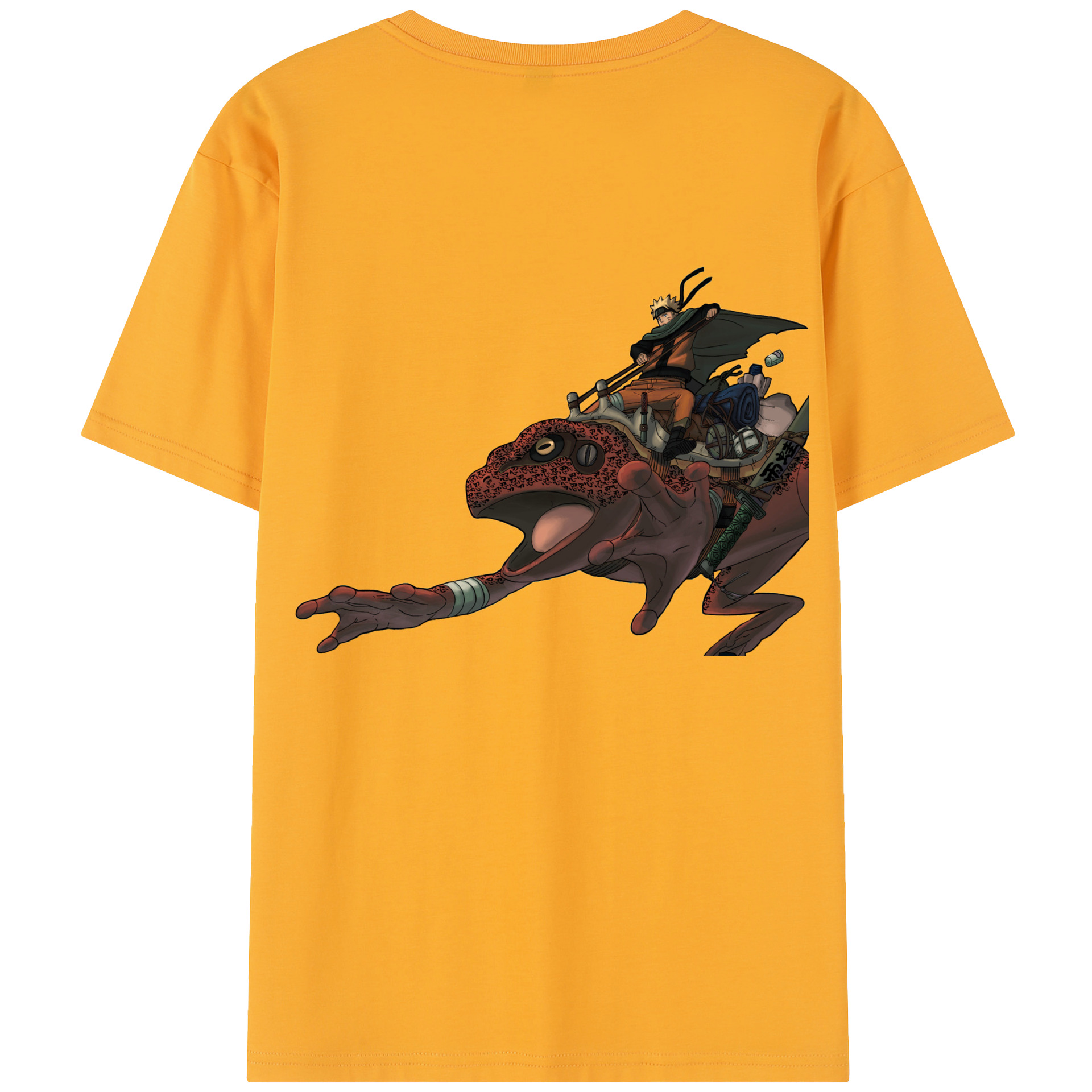 （画像用） NARUTO -ナルト- うずまき ナルト Uzumaki Naruto レディース半袖Tシャツ(バックプリント)