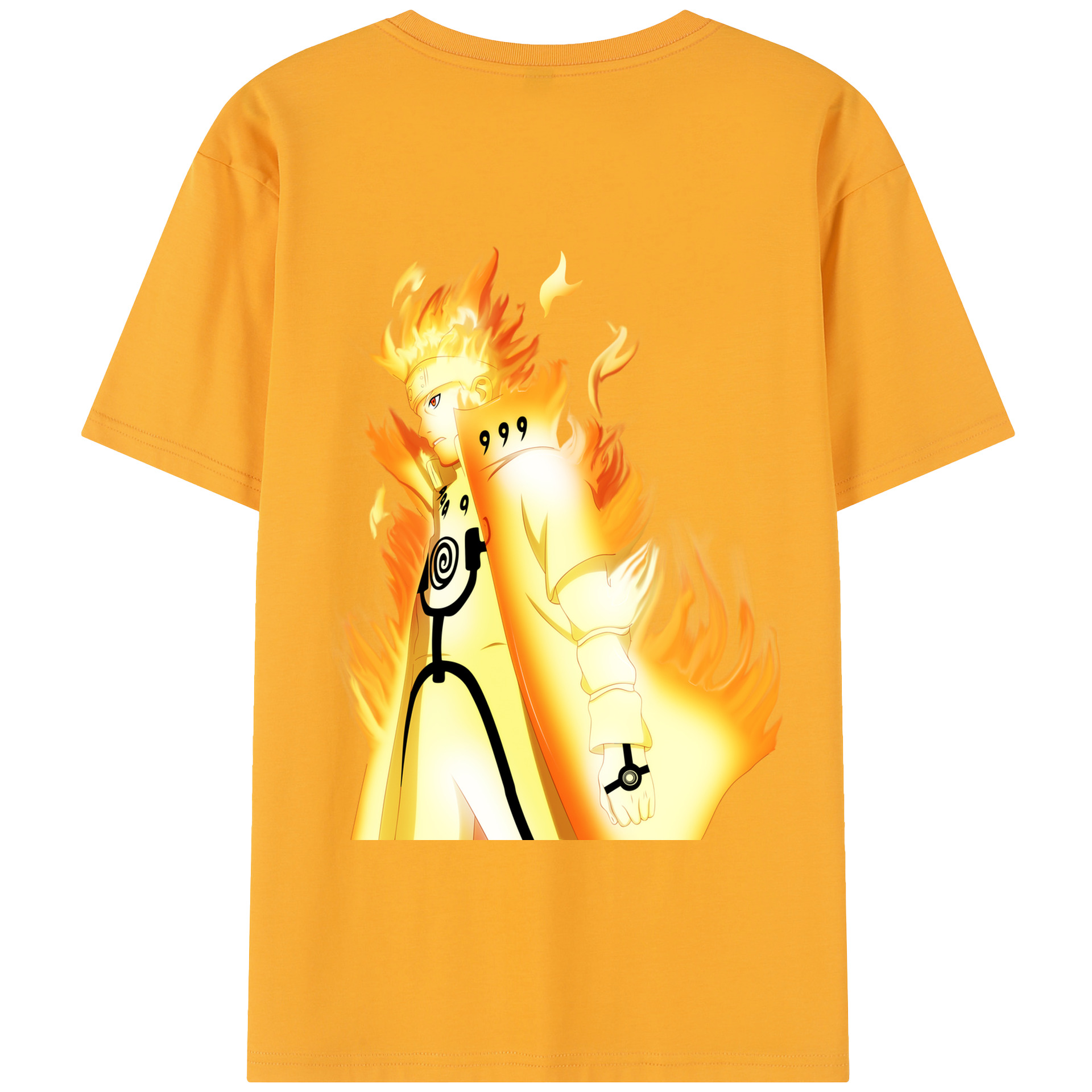 （画像用） NARUTO -ナルト- うずまき ナルト Uzumaki Naruto レディース半袖Tシャツ(バックプリント)