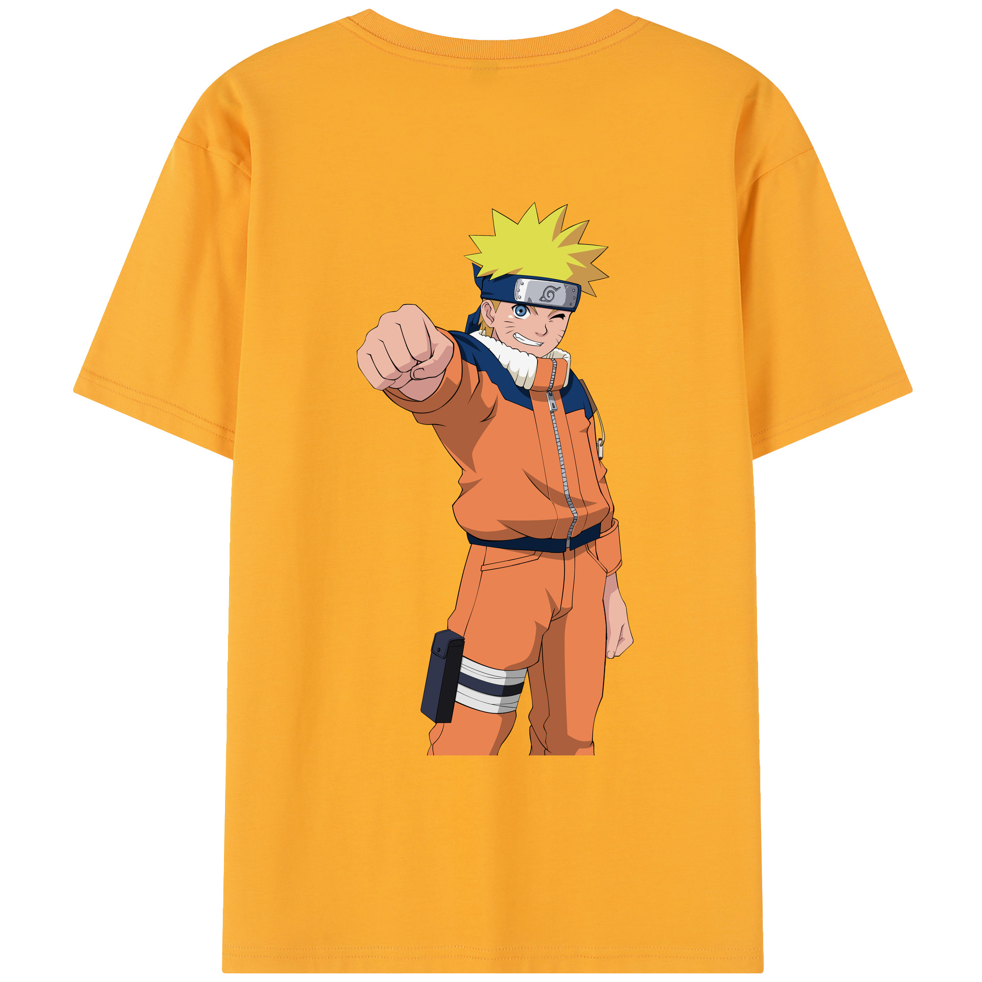 （画像用） NARUTO -ナルト- うずまき ナルト Uzumaki Naruto レディース半袖Tシャツ(バックプリント)