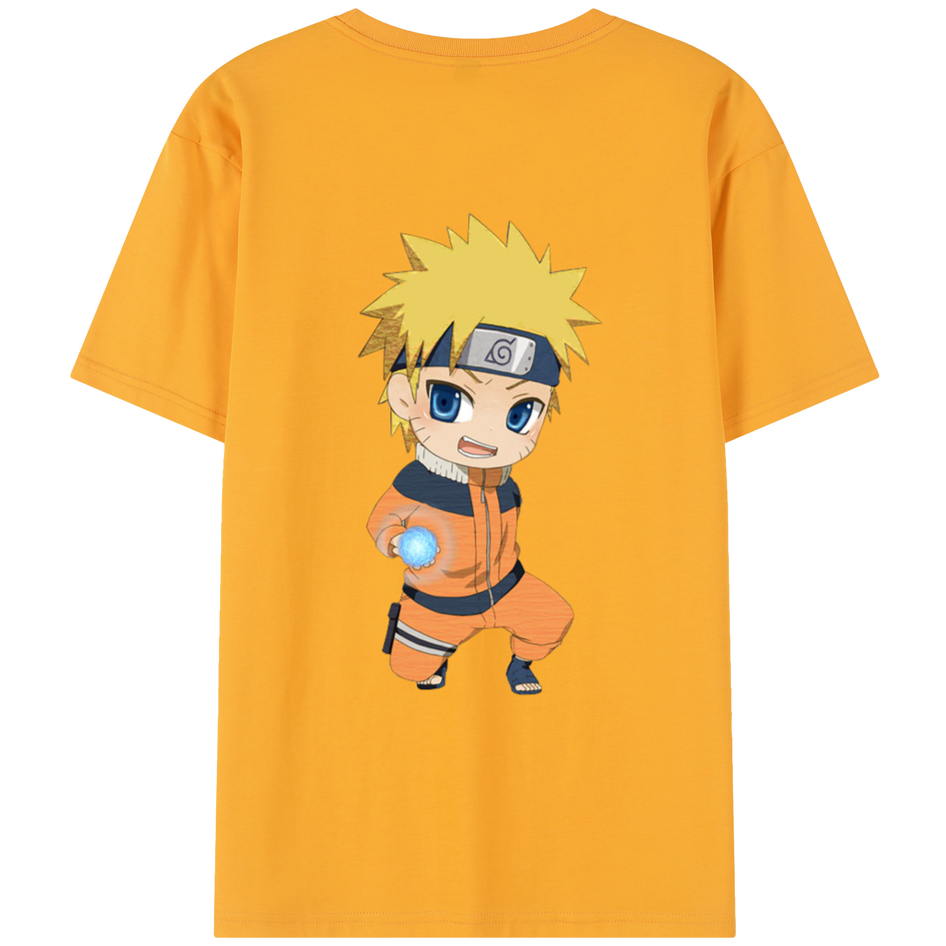 （画像用） NARUTO -ナルト- うずまき ナルト Uzumaki Naruto レディース半袖Tシャツ(バックプリント)